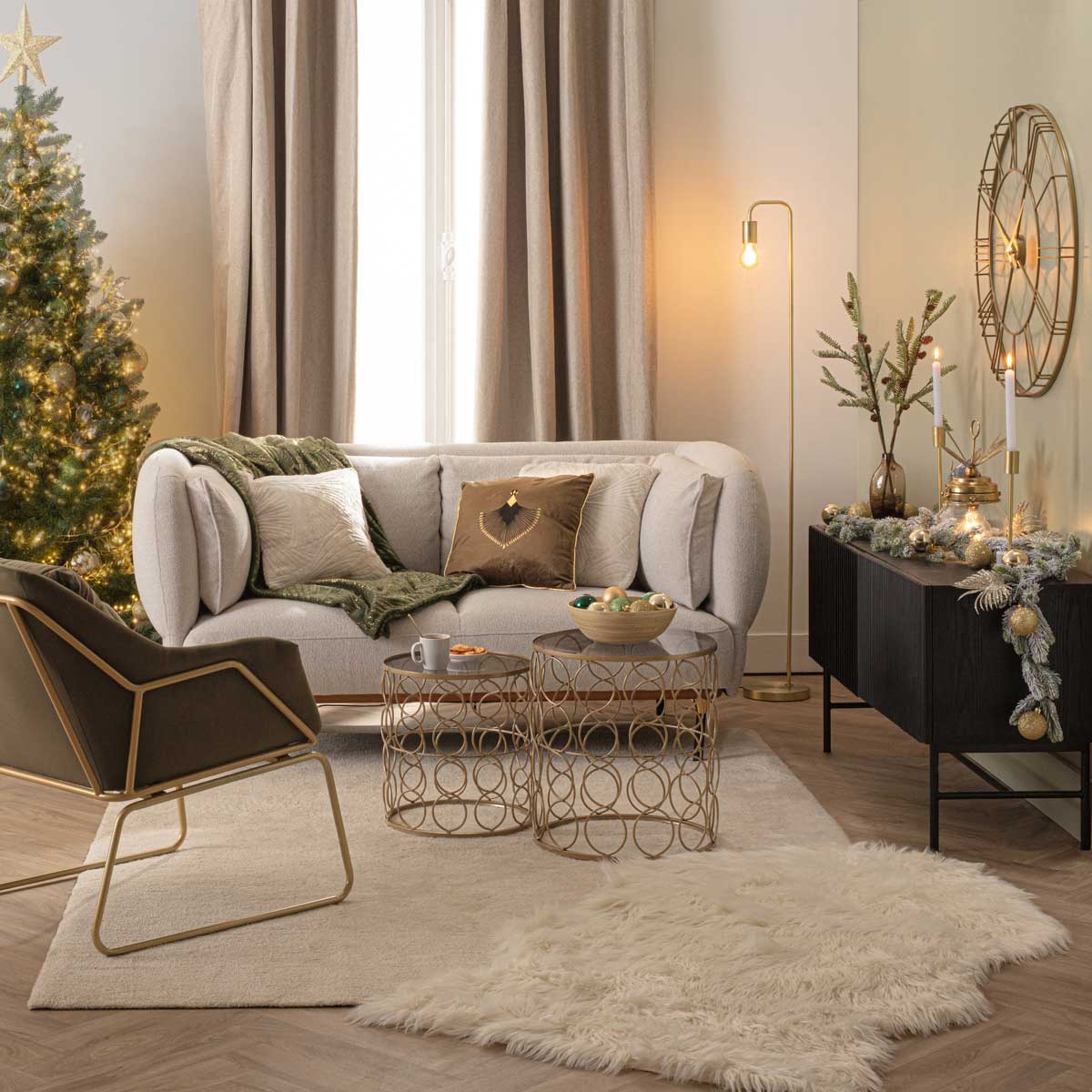 Alfombra Joanne Marfil 160x230Cm