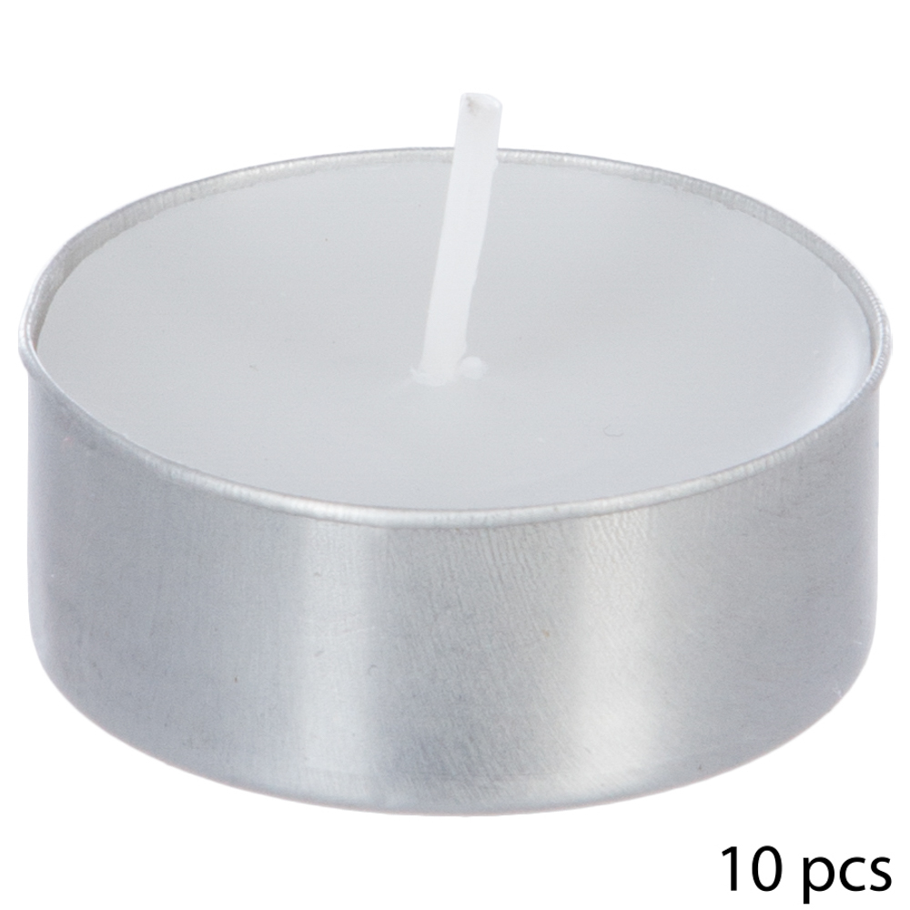 Set 10 Velas Tealight Aroma Jazmín