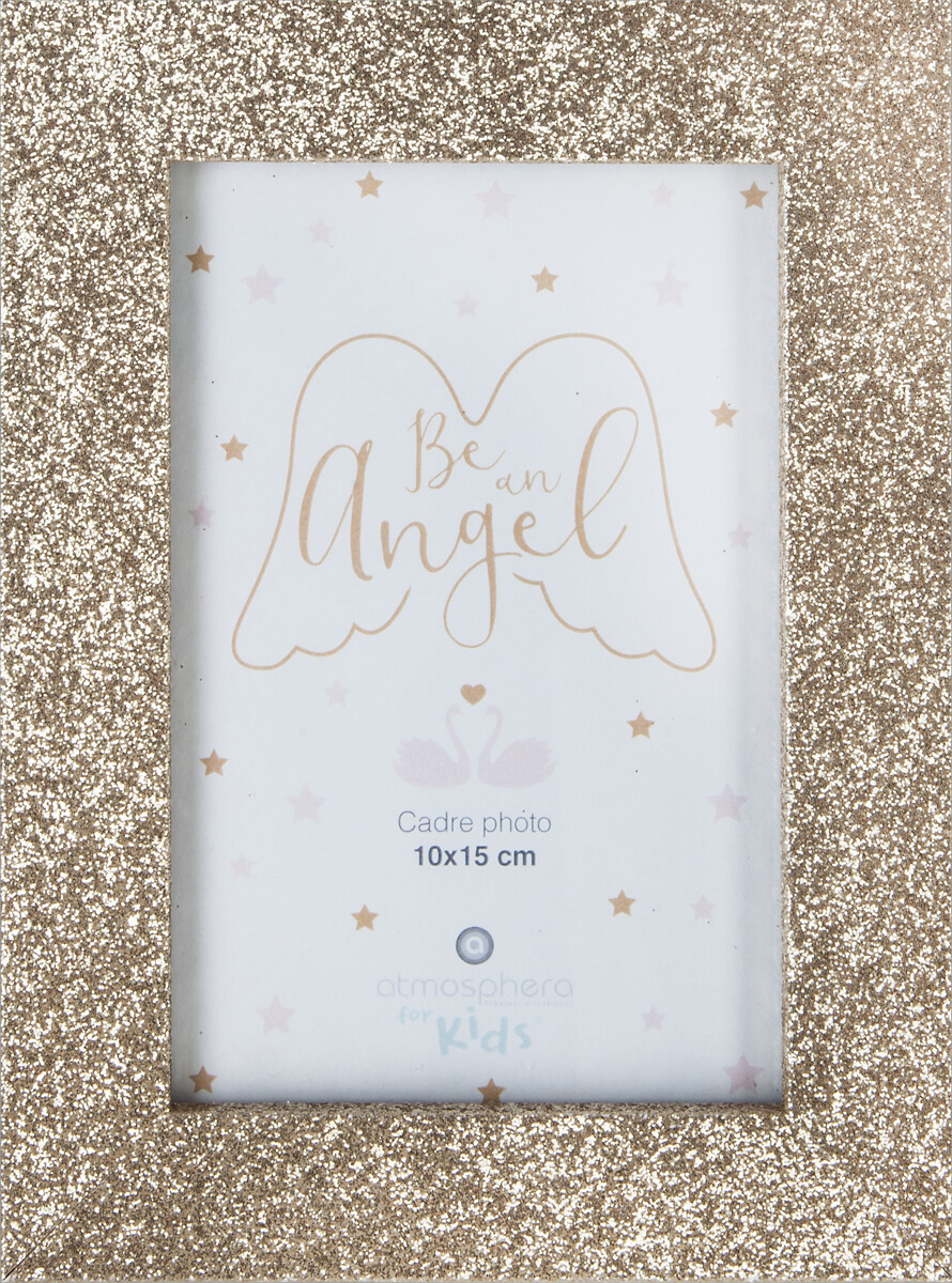 Portarretrato De Mdf Dorado 10x15Cm