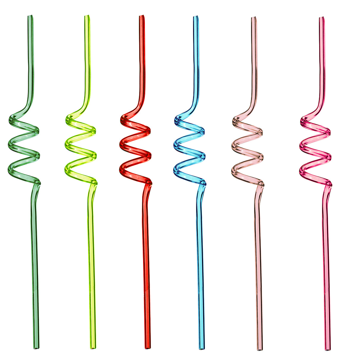 Set 6 Pajitas De Colores