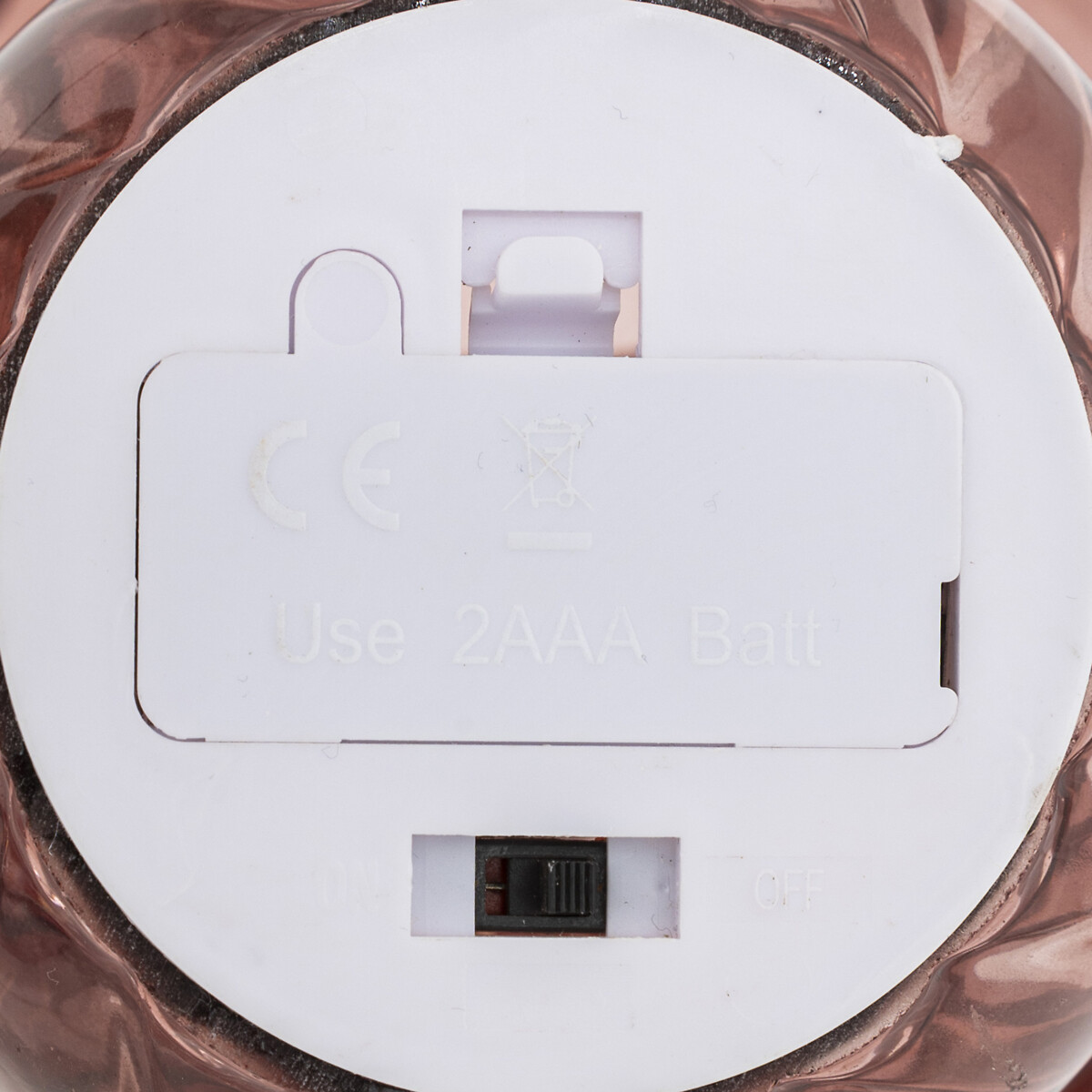 Lámpara De Mesa Rosa De Vidrio Malu