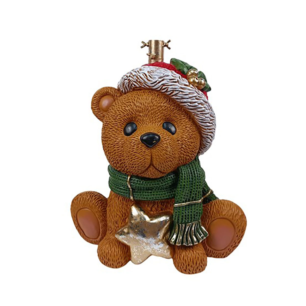 Base para &Aacute;rbol de Navidad de Oso con Bufanda 