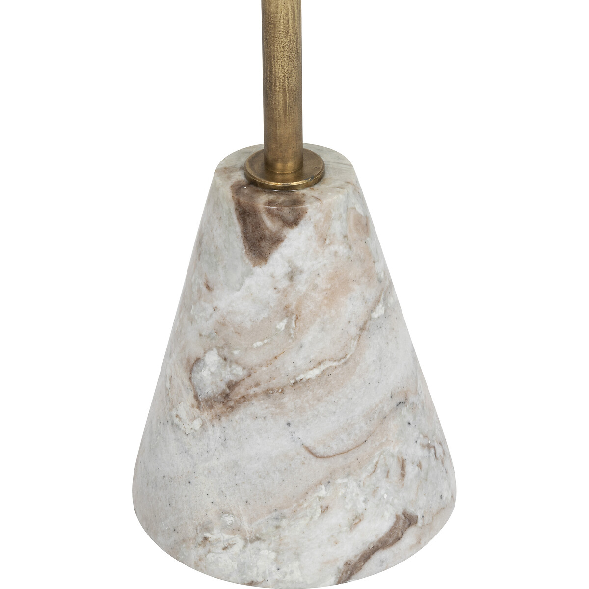 Mesa De Apoio Em Madeira E Base Em M&aacute;rmore Dolce Riviera 70cm