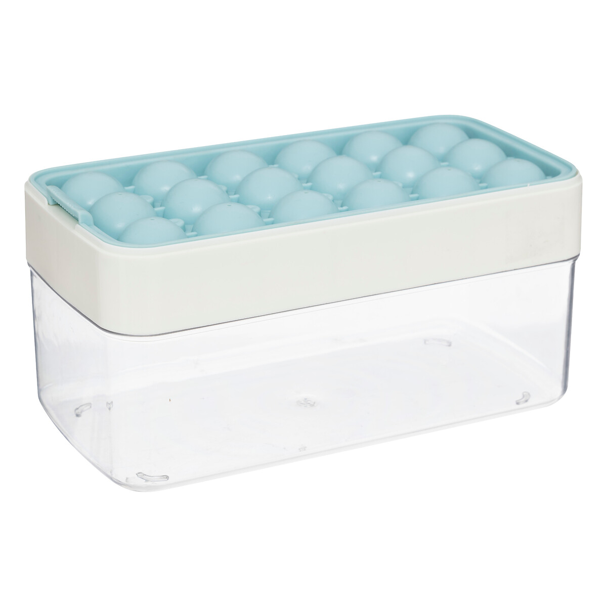 Molde para 18 cubos de hielo con caja 2L