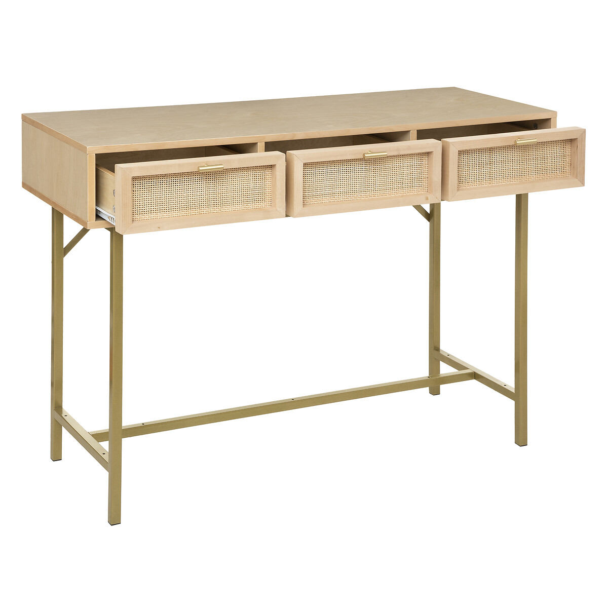Consola RAYO beige con 3 cajones