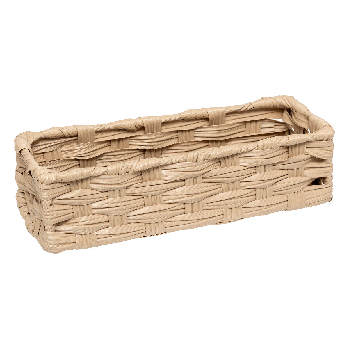 Conjunto de 3 cestas bajas TRESSE beige