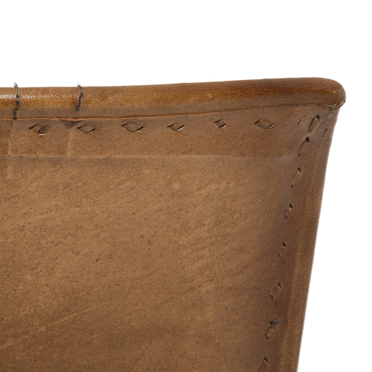 Sillón Hoper De Cuero Marrón 68x76x75Cm