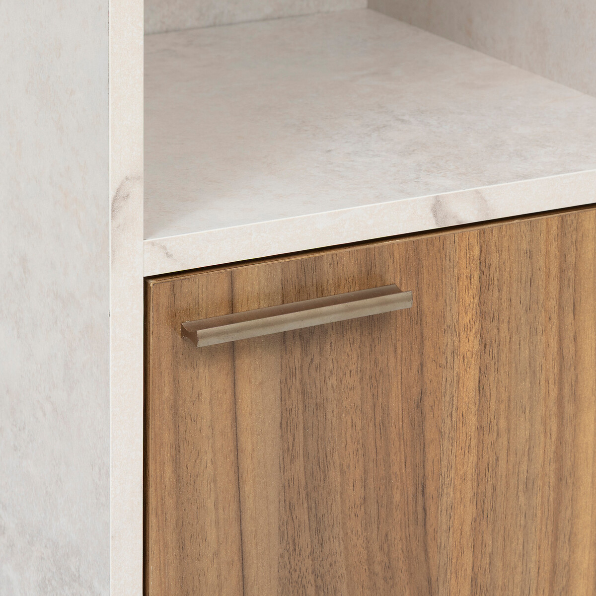 Mueble alto WC COME marr&oacute;n