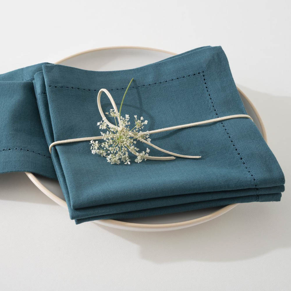 Juego 4 Servilletas Chambray 40x40Cm