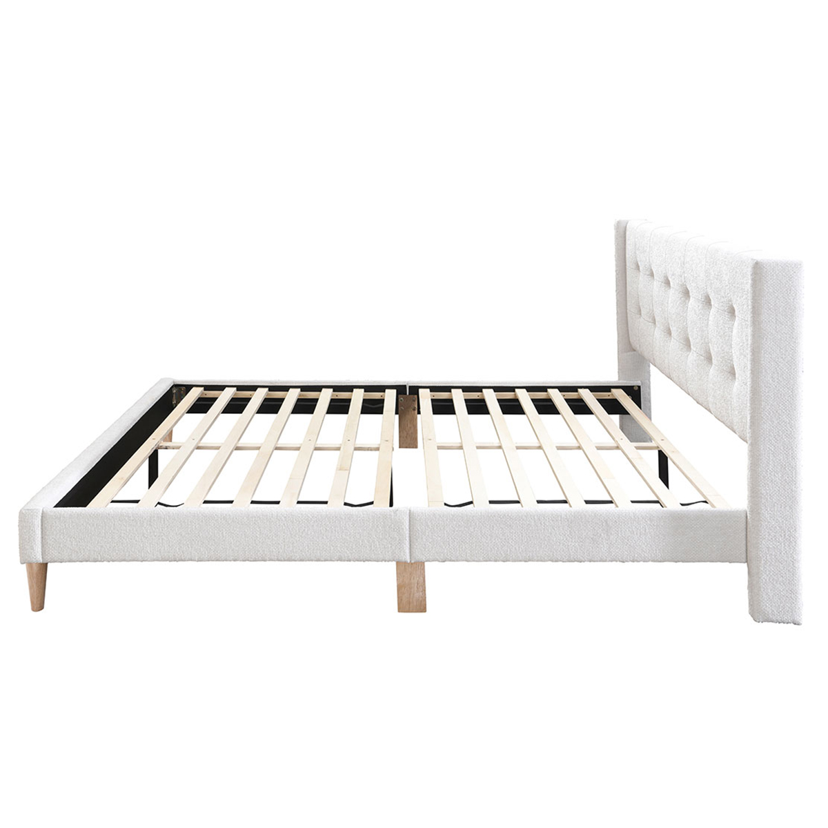 Cama Pearl Bege 174x210cm