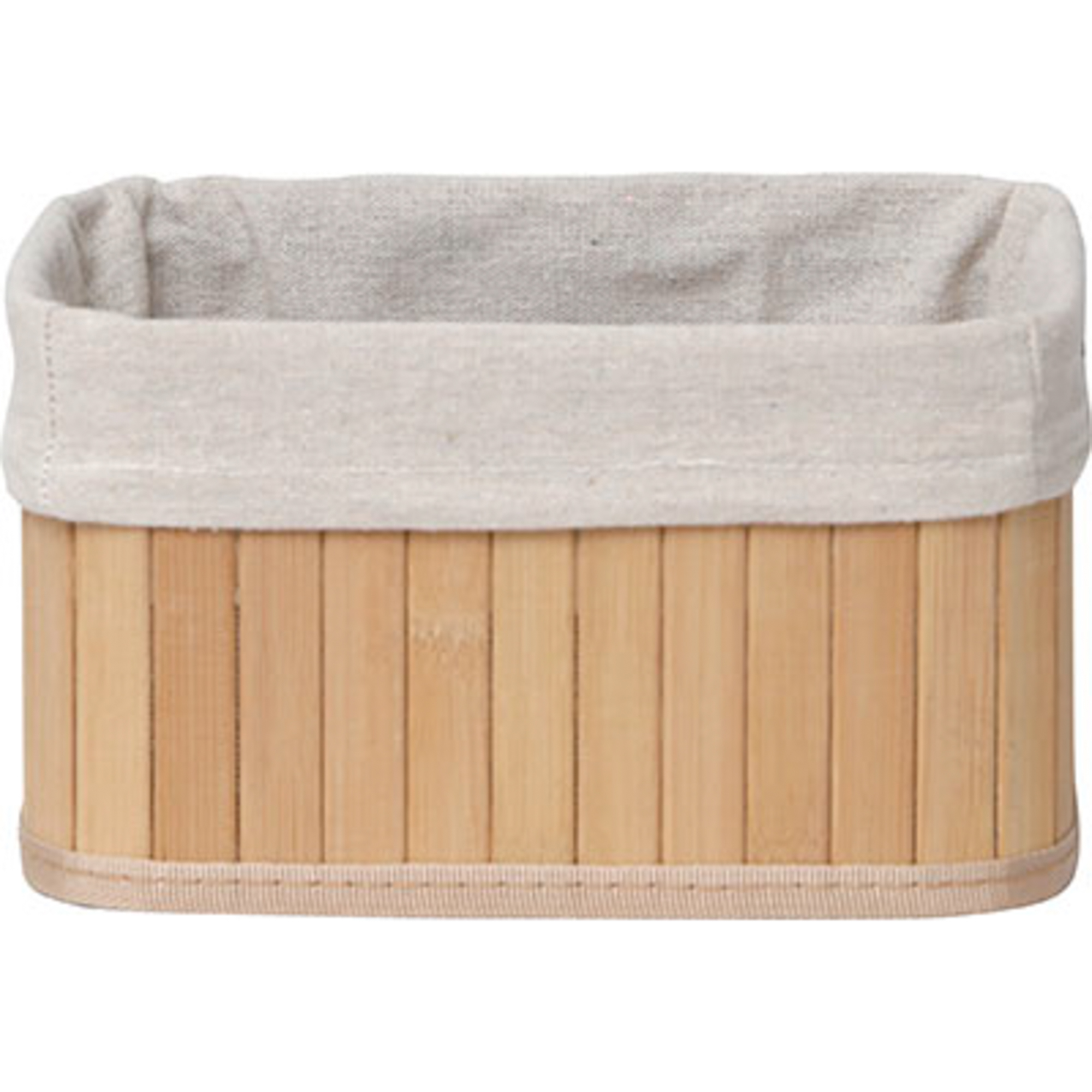 Cesta P/Baño De Bambú Tam. 4/4 28x40x16