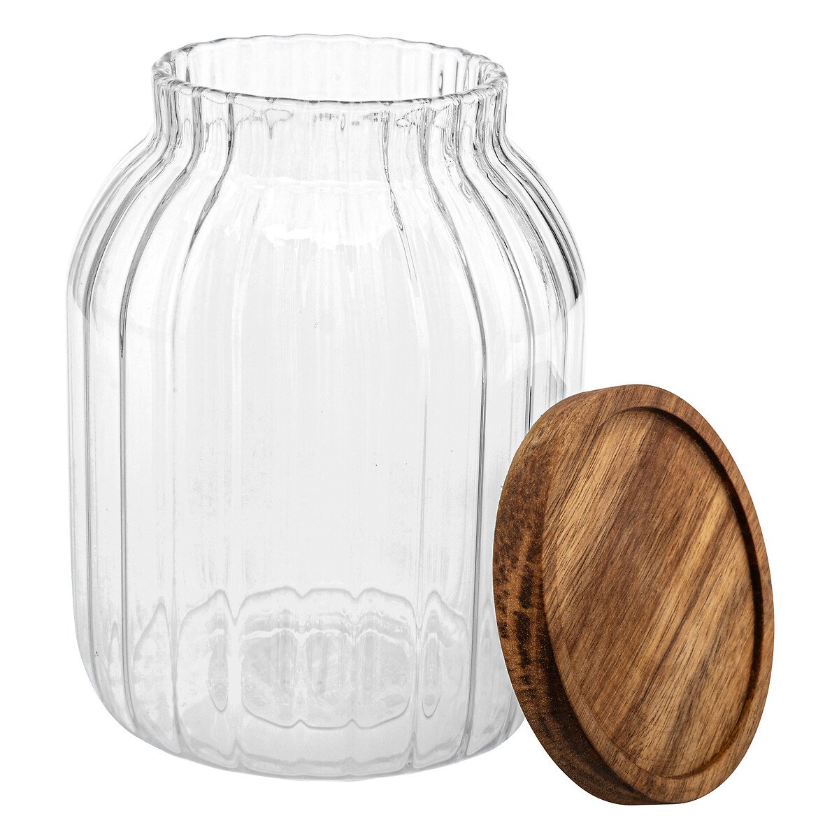 Tarro HARMONY con tapa madera acacia 2L