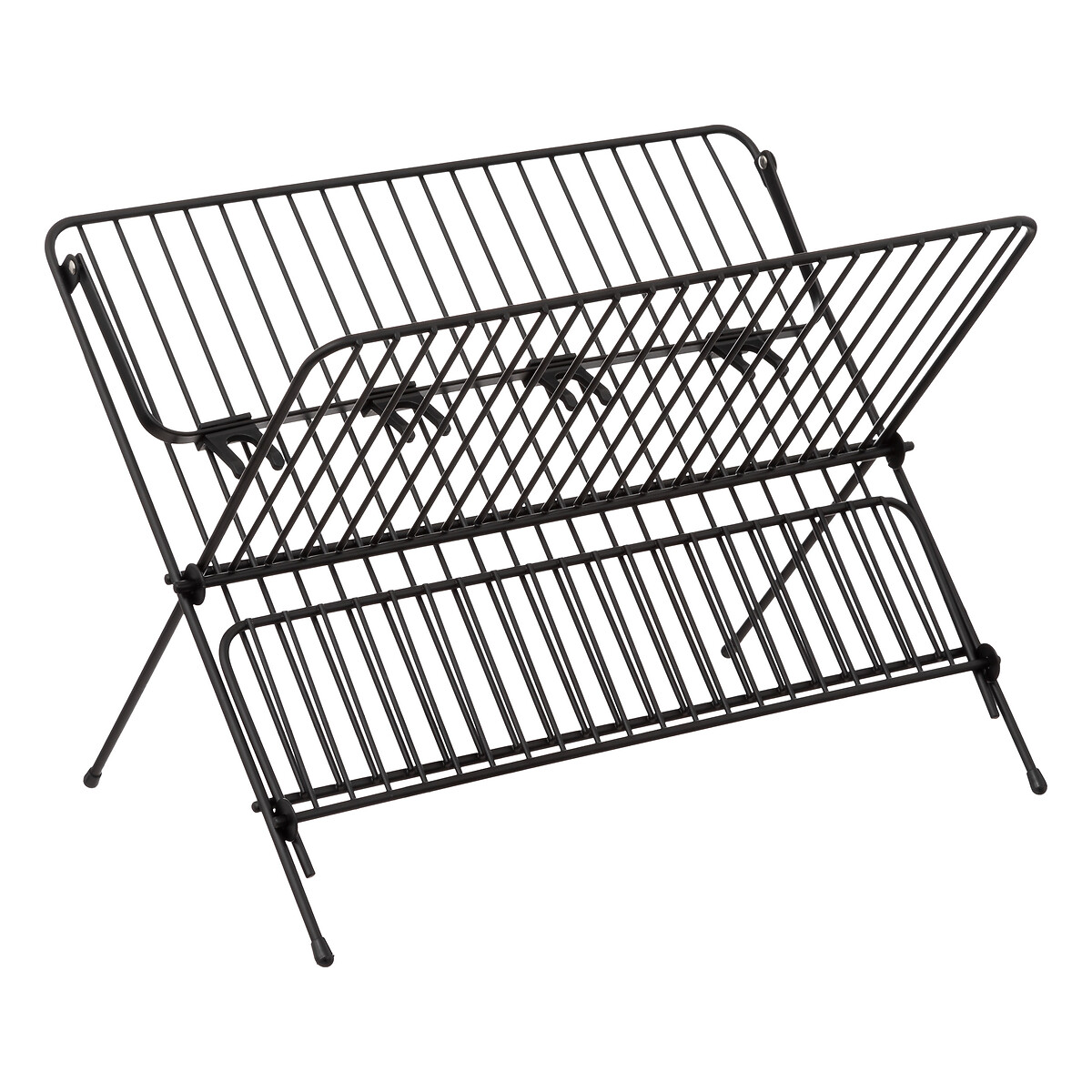 Escurreplatos Met&aacute;lico 2 Niveles Negro