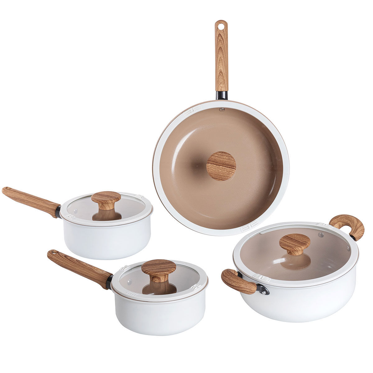 Bater&iacute;a De Cocina 4 Piezas Farm Blanca