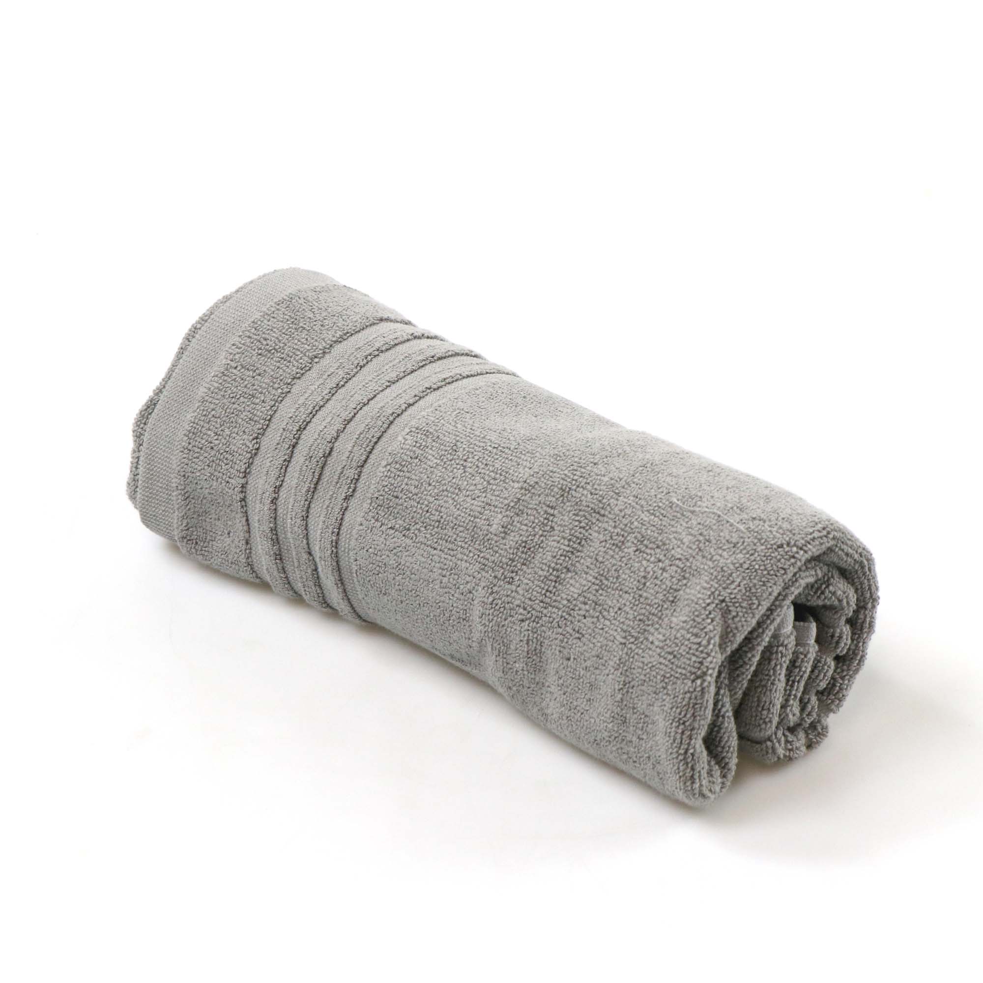 Alfombra de ba&ntilde;o gris TIMELESS 50x70Cm