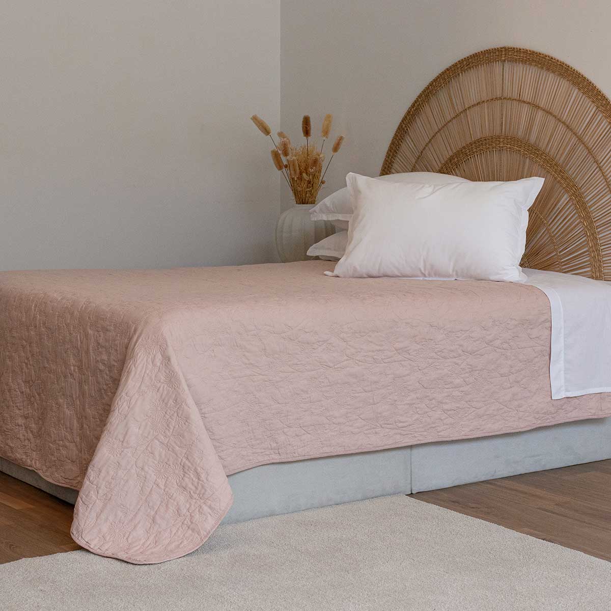 Colcha rosa DAISY 220x240cm