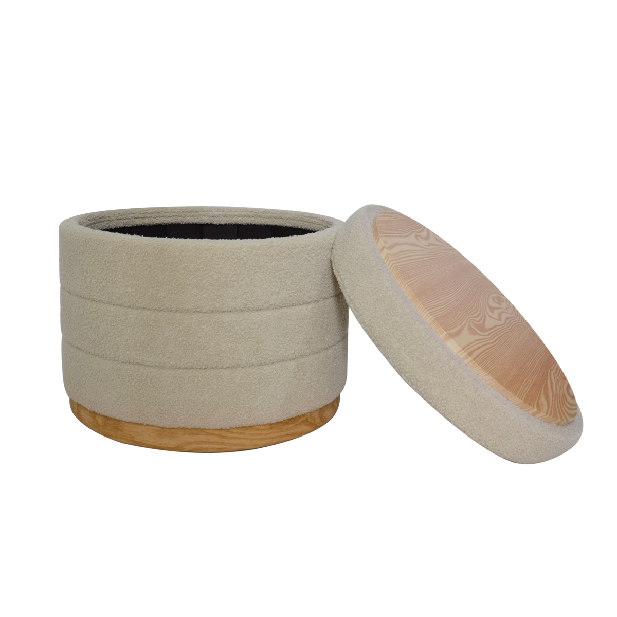 Puf/mesa BATH beige 44x56cm