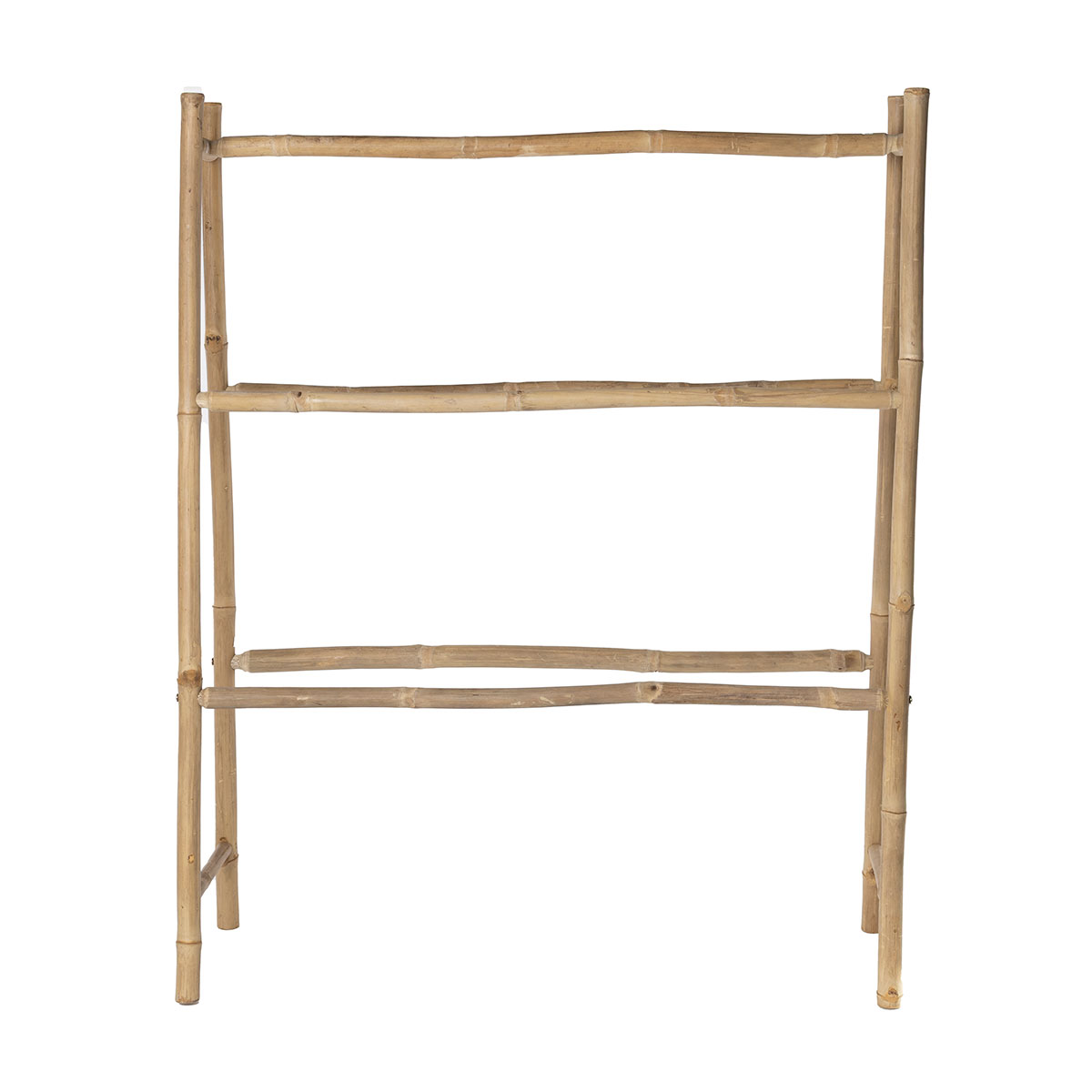 Toallero wc con 5 barras de bamb&uacute;