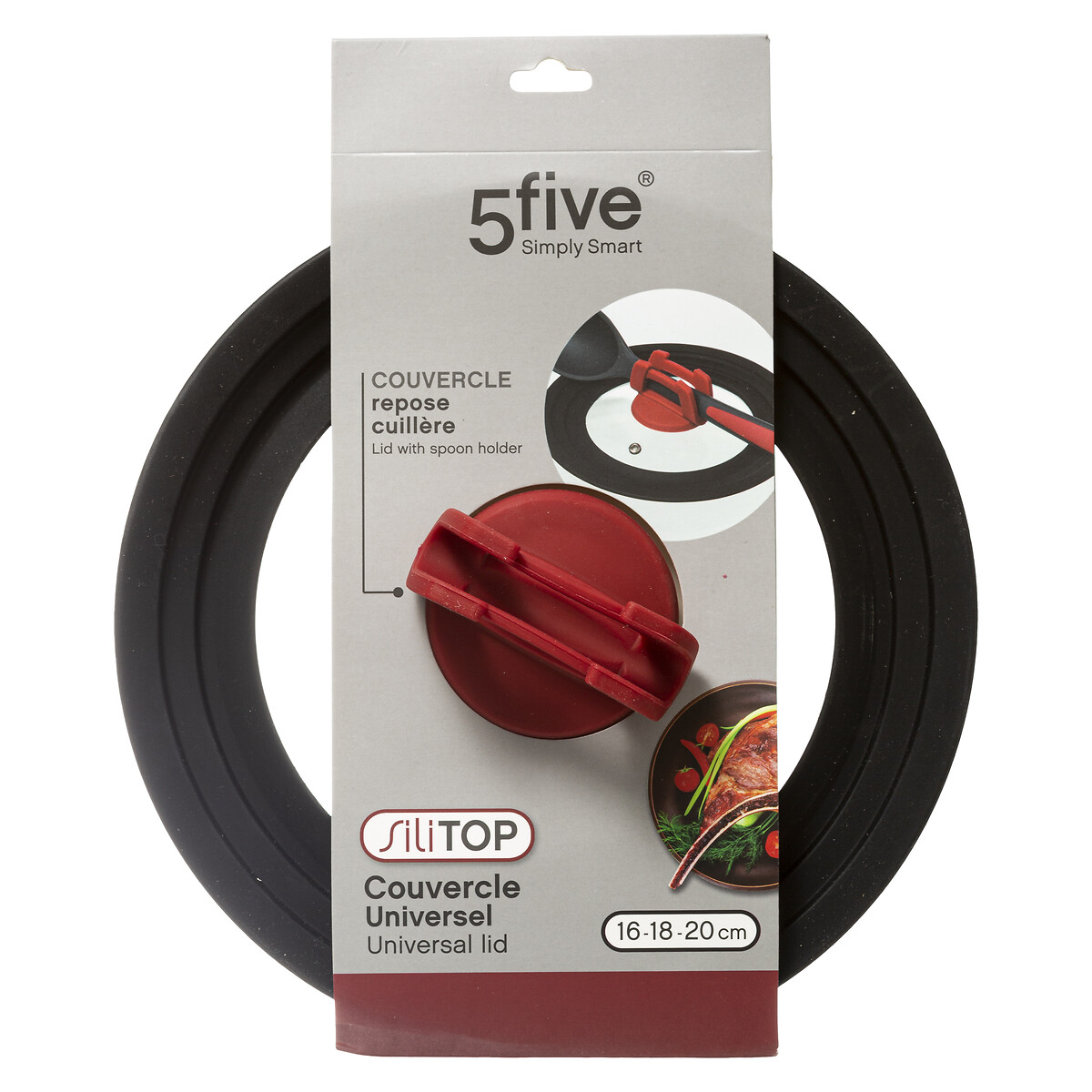 Tapa De Vidrio/Silicona 16/18/20Cm 