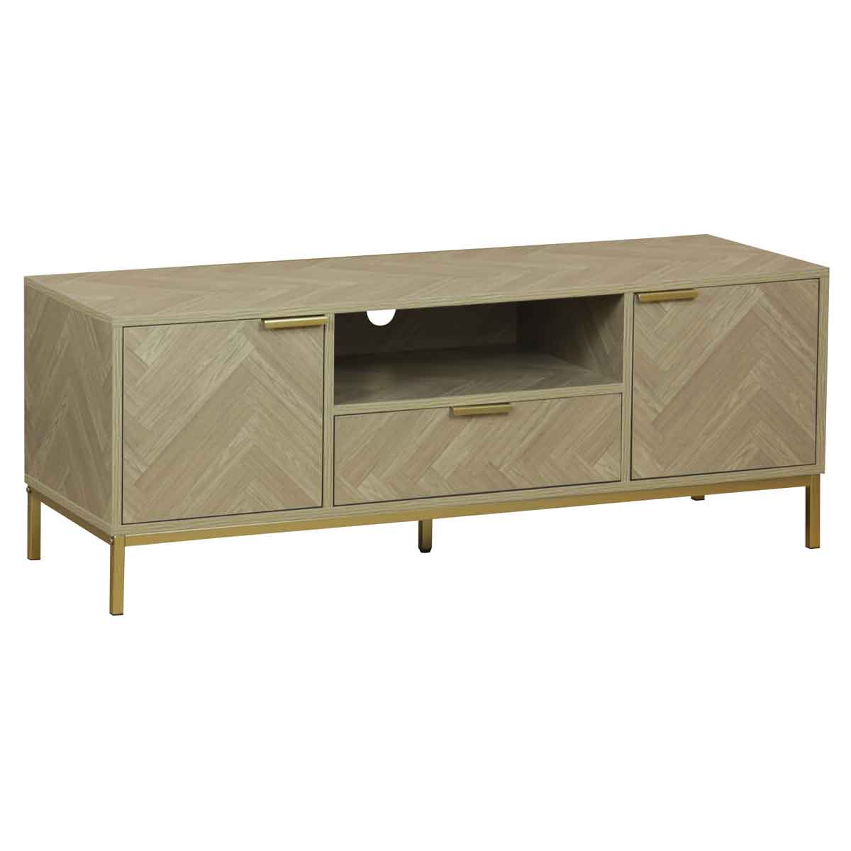 Mueble de tv CHEVRON beige de mdf