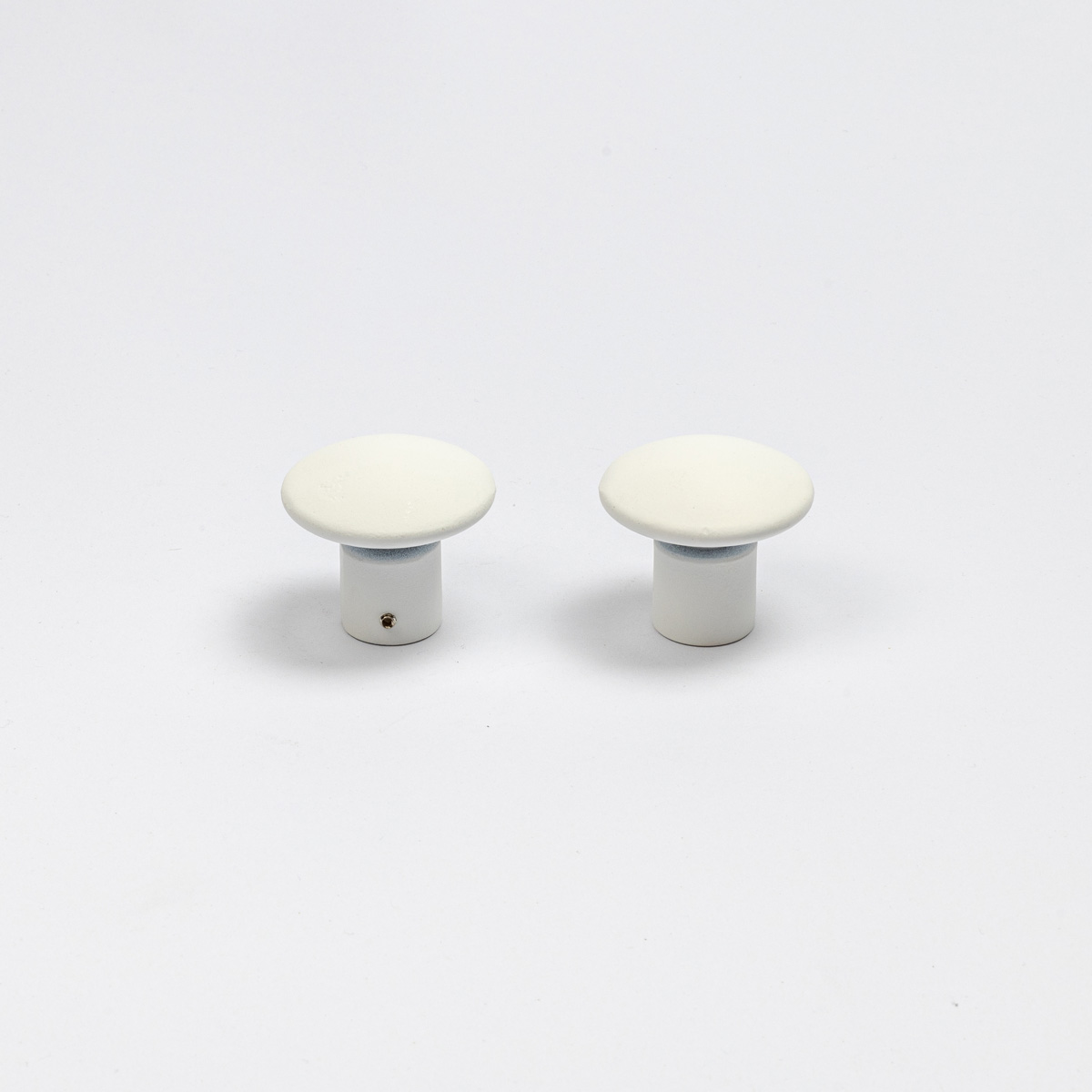 Juego De 2 Remates Champignon D20 Blanco
