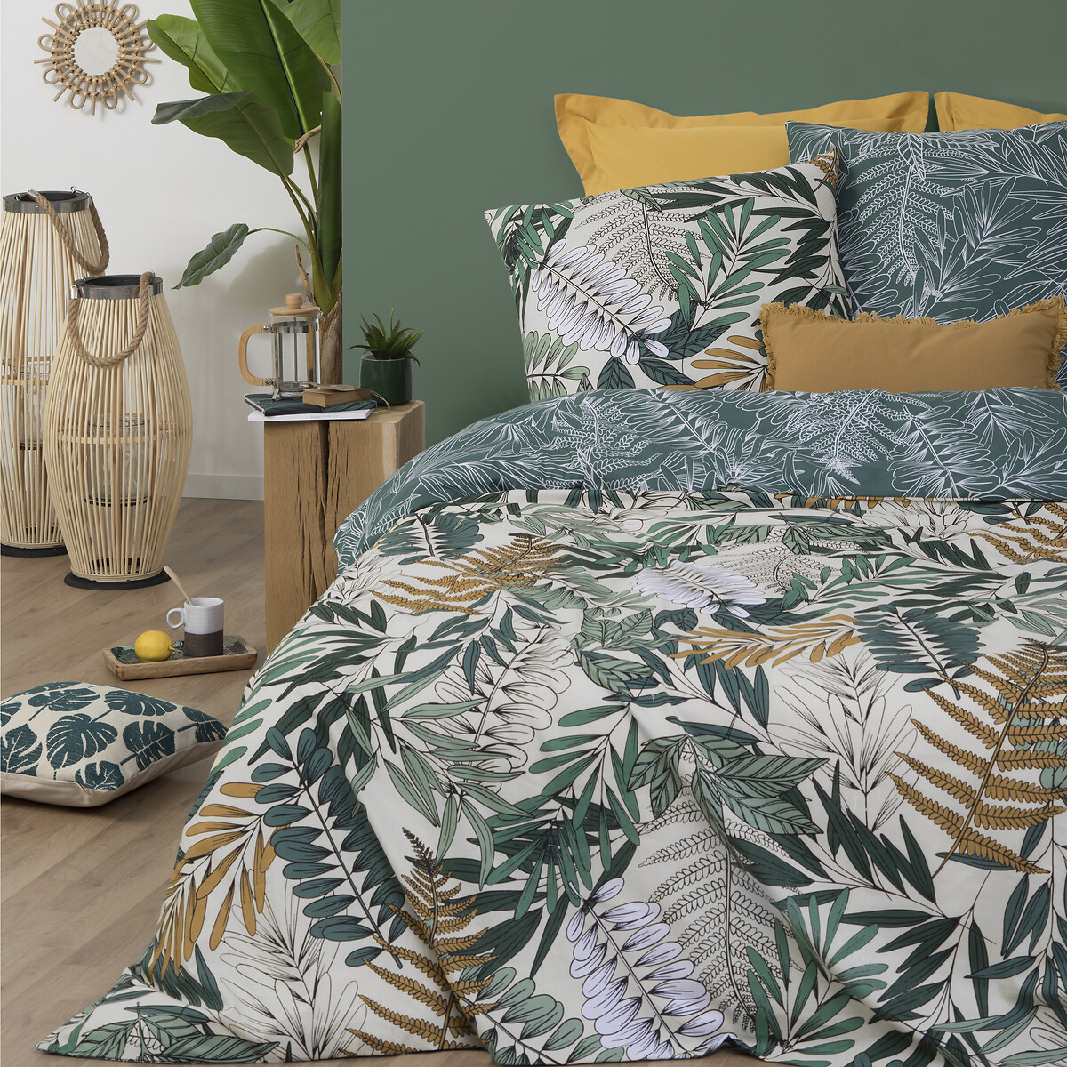 Juego funda n&oacute;rdica y 2 fundas de almohada TROPIK