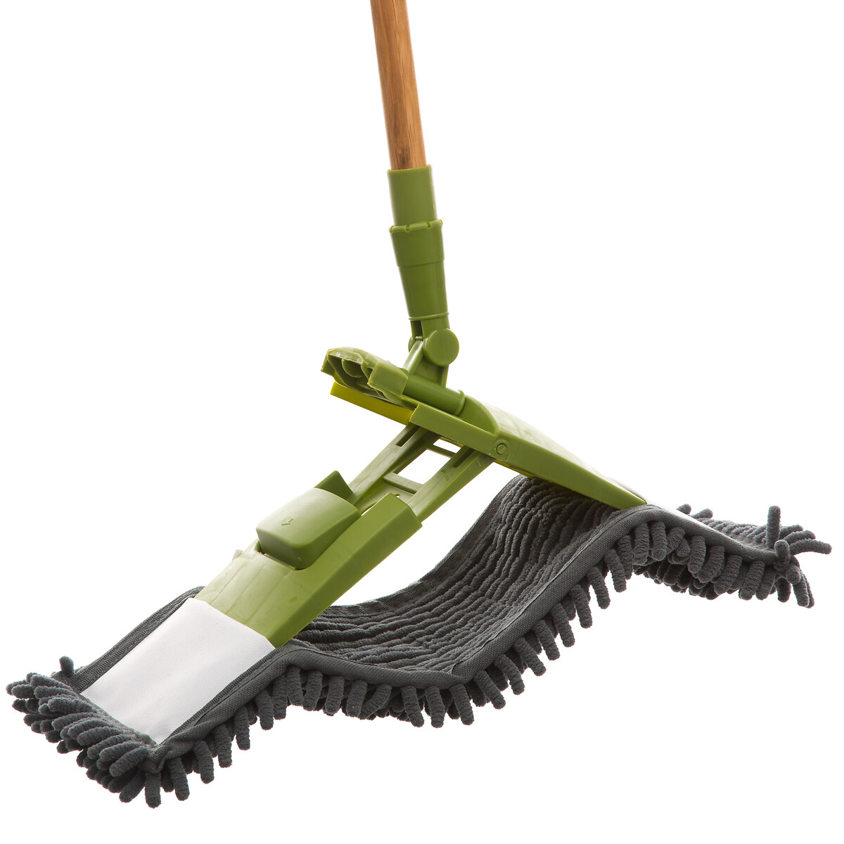 Mopa De Chenilla Con Palo De Bamb&uacute;