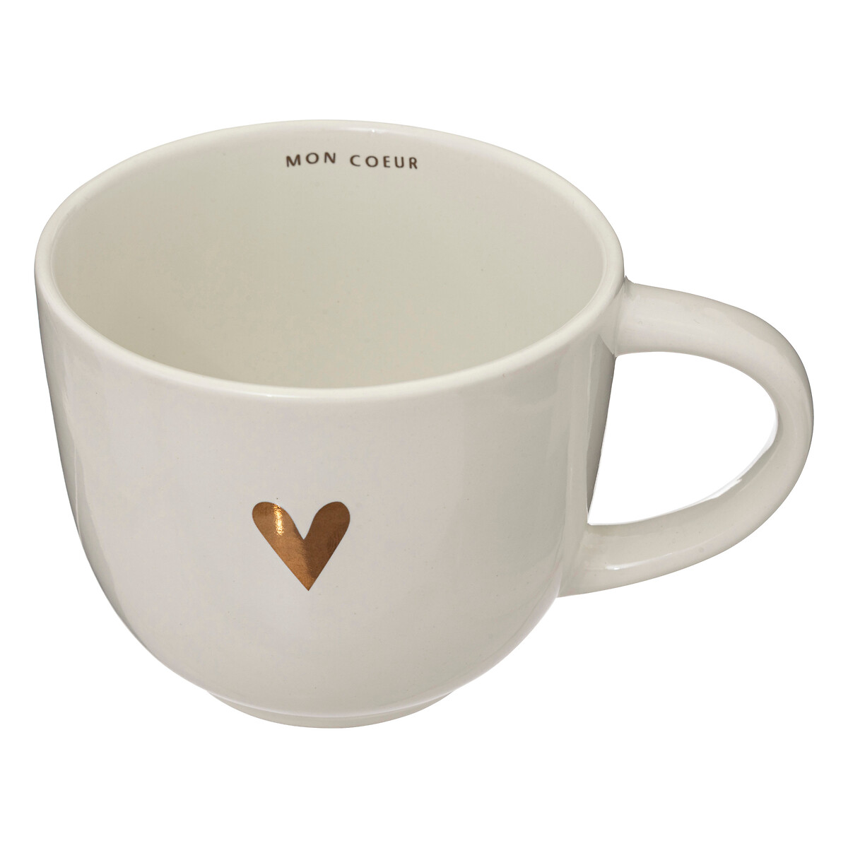 Taza THE FLORAL blanca 48cl