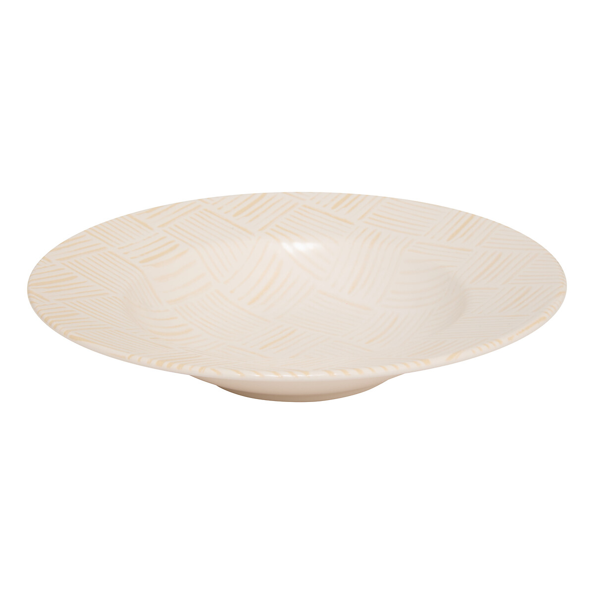 Plato para pasta LAETITIA crema 28cm
