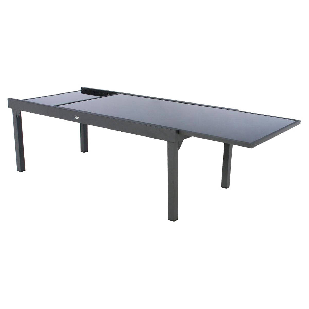 Mesa Extensível Piazza Cinza Graphite 200-320cm