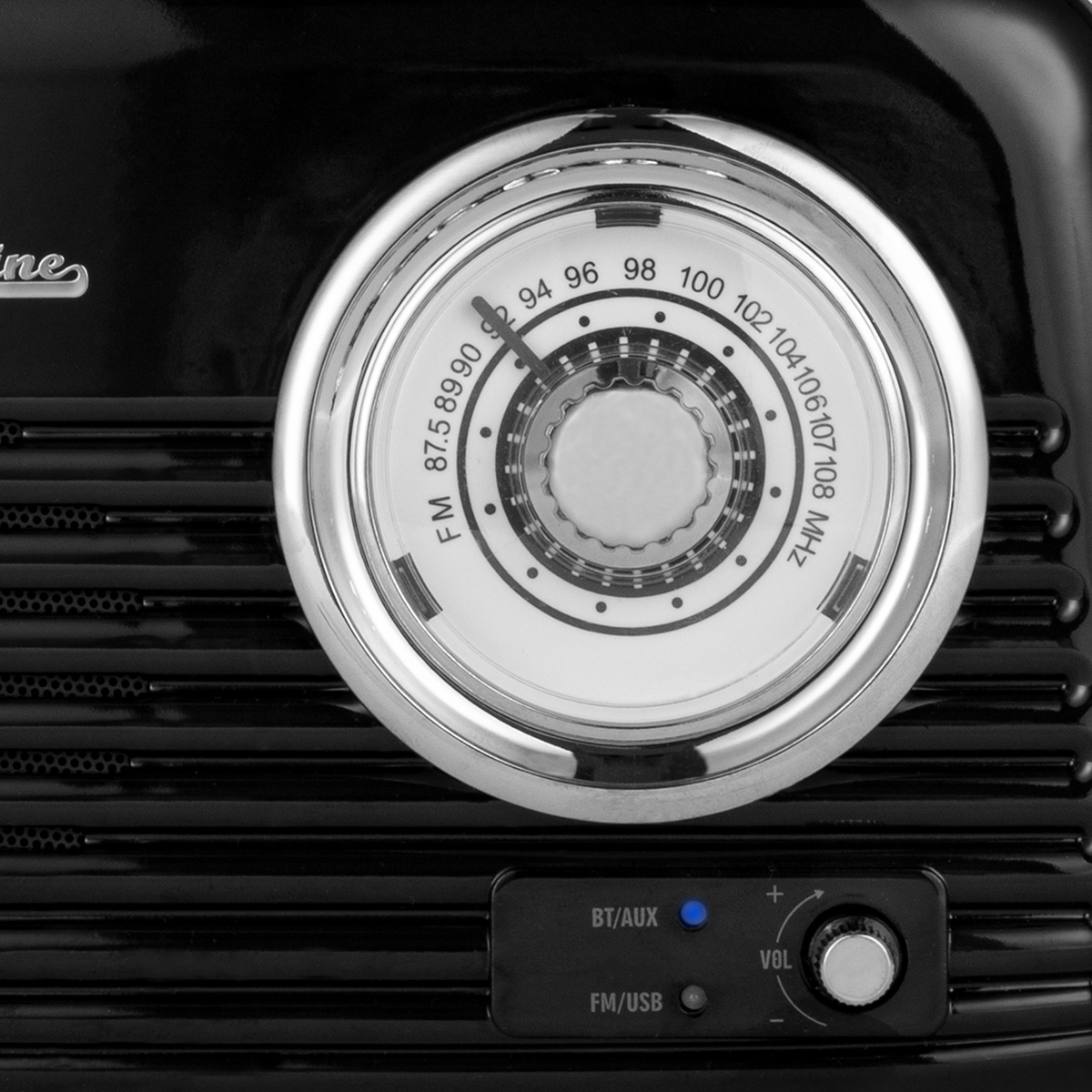 Radio Vintage Cuisine C/ Bluetooth Negro
