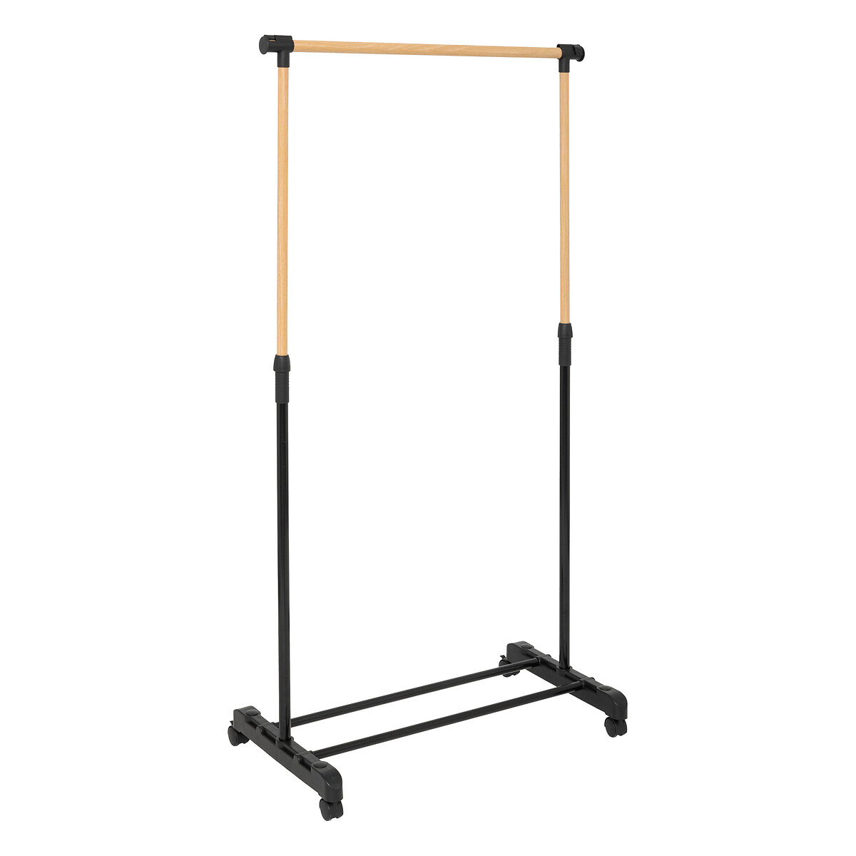 Perchero simple con barra extensible 