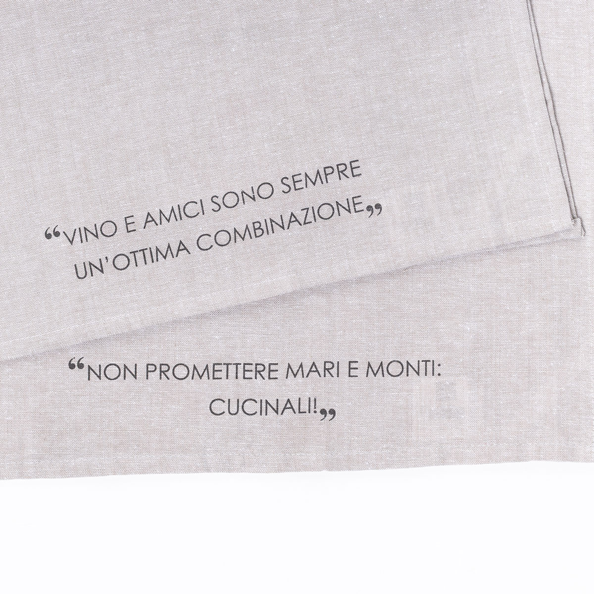 Juego de 2 paños de cocina taupe 45x65cm