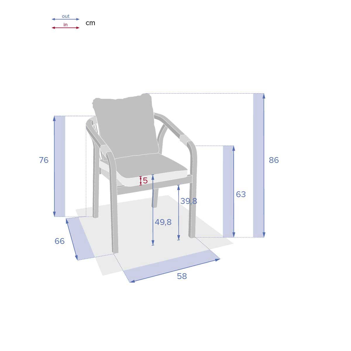 Cadeira Papouasie Taupe Em Madeira Acácia