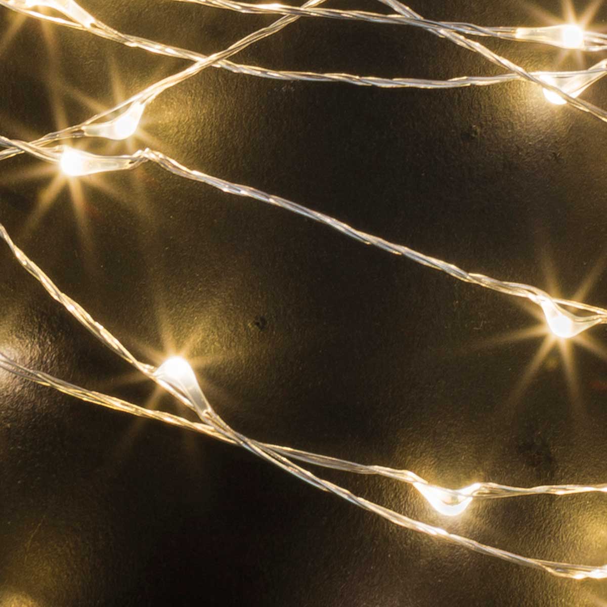 S&eacute;rie Luminosa De Natal Branco Quente 100 LEDs 10m
