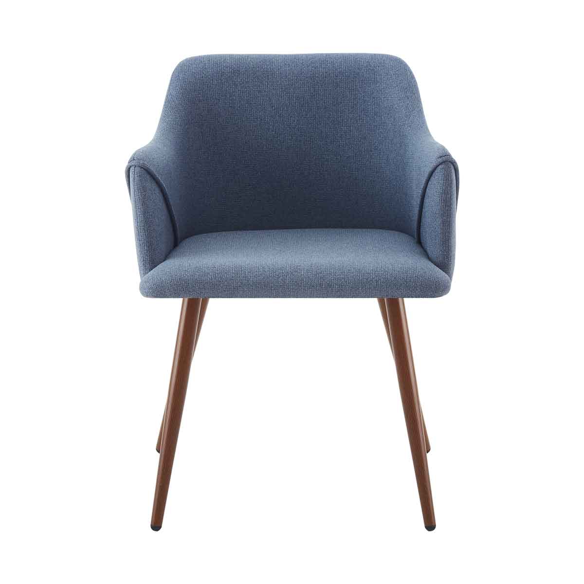 Sillón ALDRIDGE de tejido azul