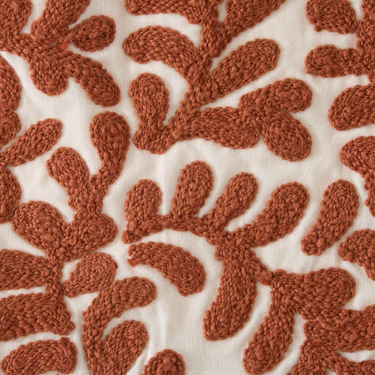 Funda de coj&iacute;n SIENNA terracota 40x40cm