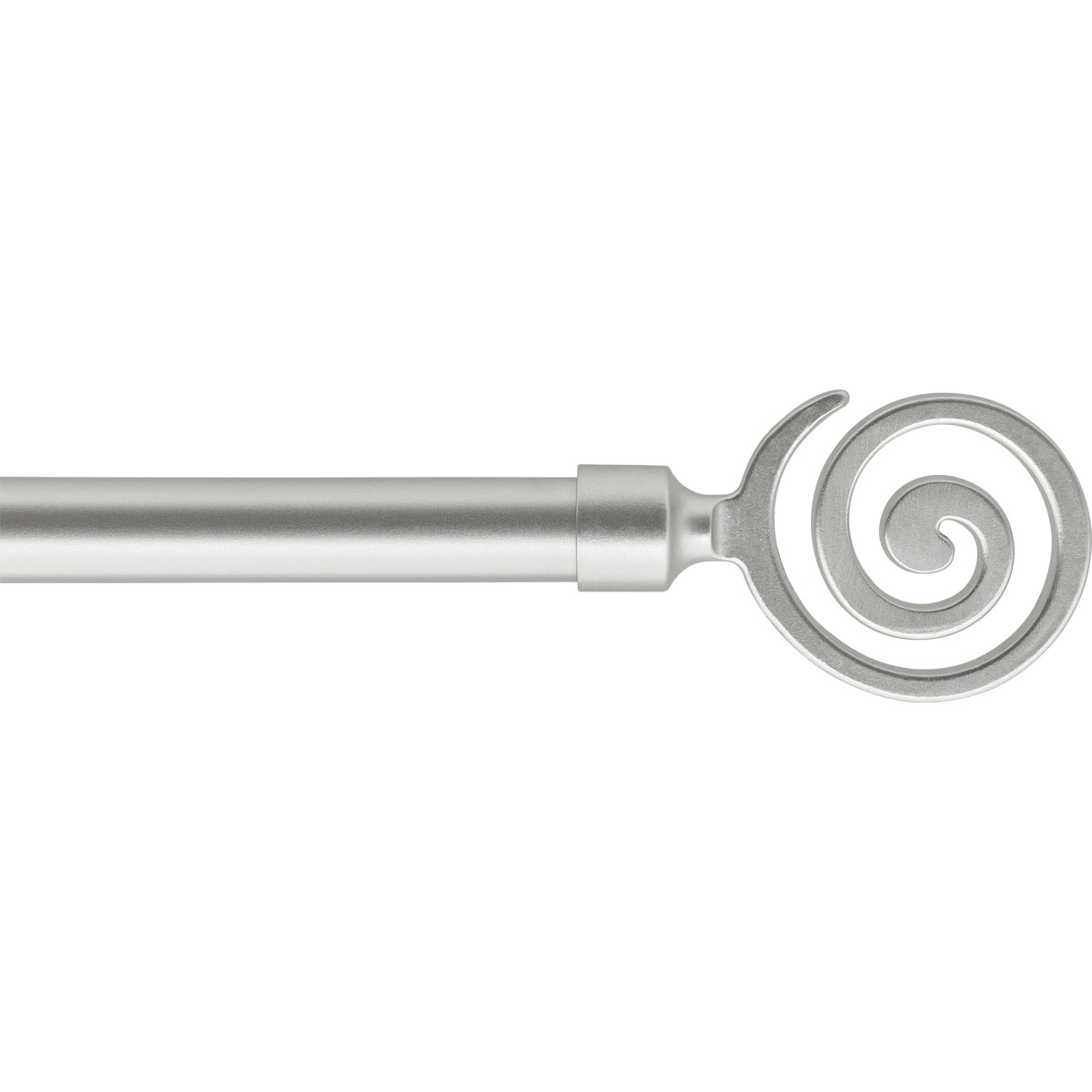 Set barra extensible ZOLA plateado 120-210cm 