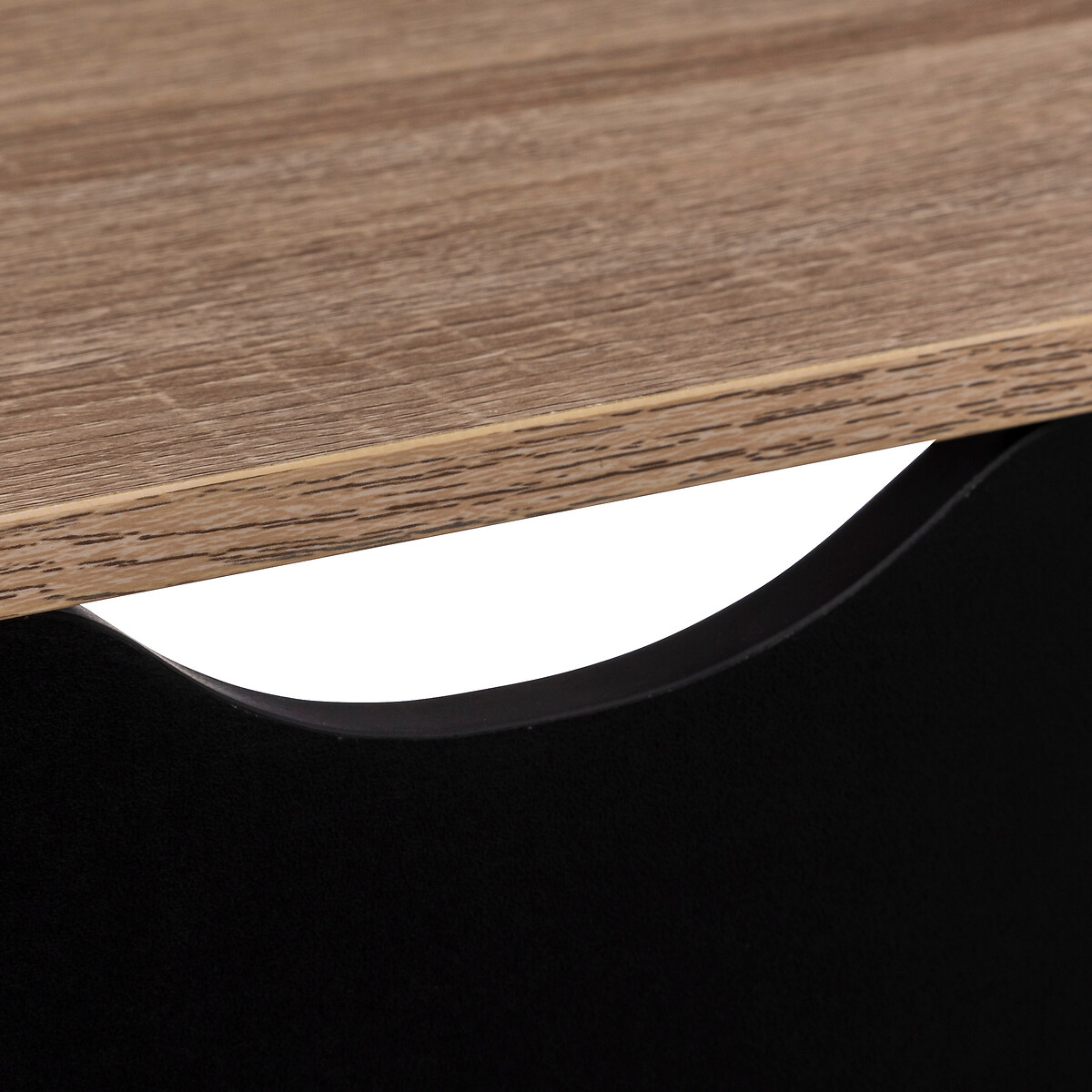 Zapatero Marrón Y Negro Con 3 Cajones