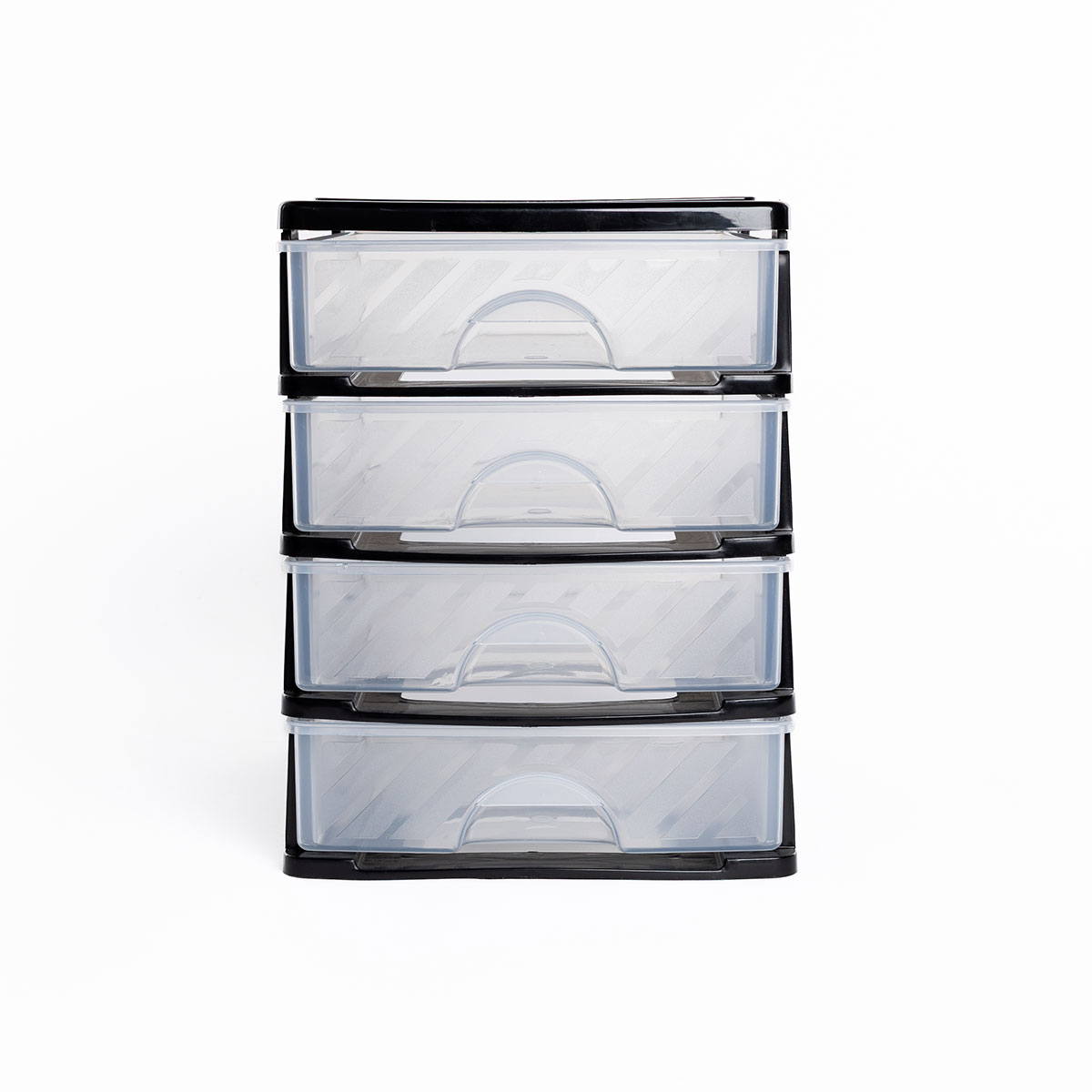 Organizador C/4 Cajones A4 Bajo Pl&aacute;stico