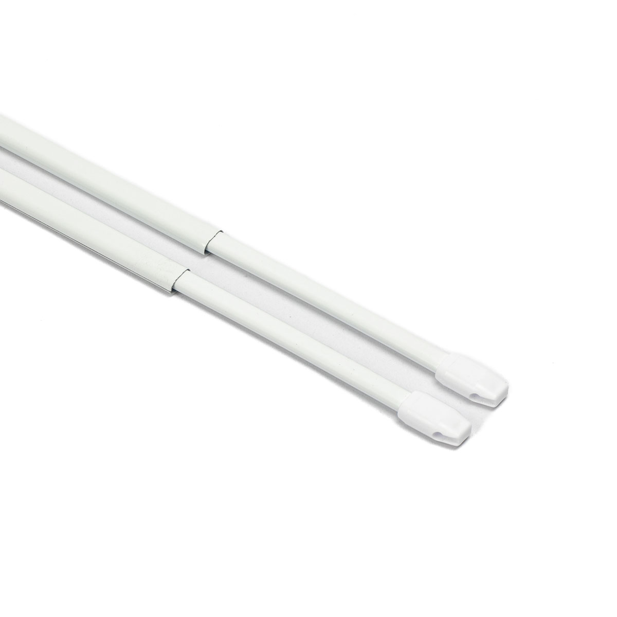 Varão Extensível Oval Branco 110-140cm