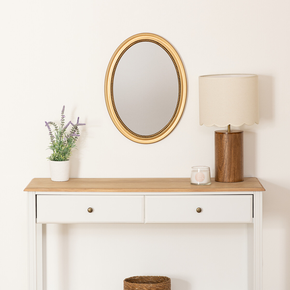 Espejo De Pared Victoria Dorado 53cm