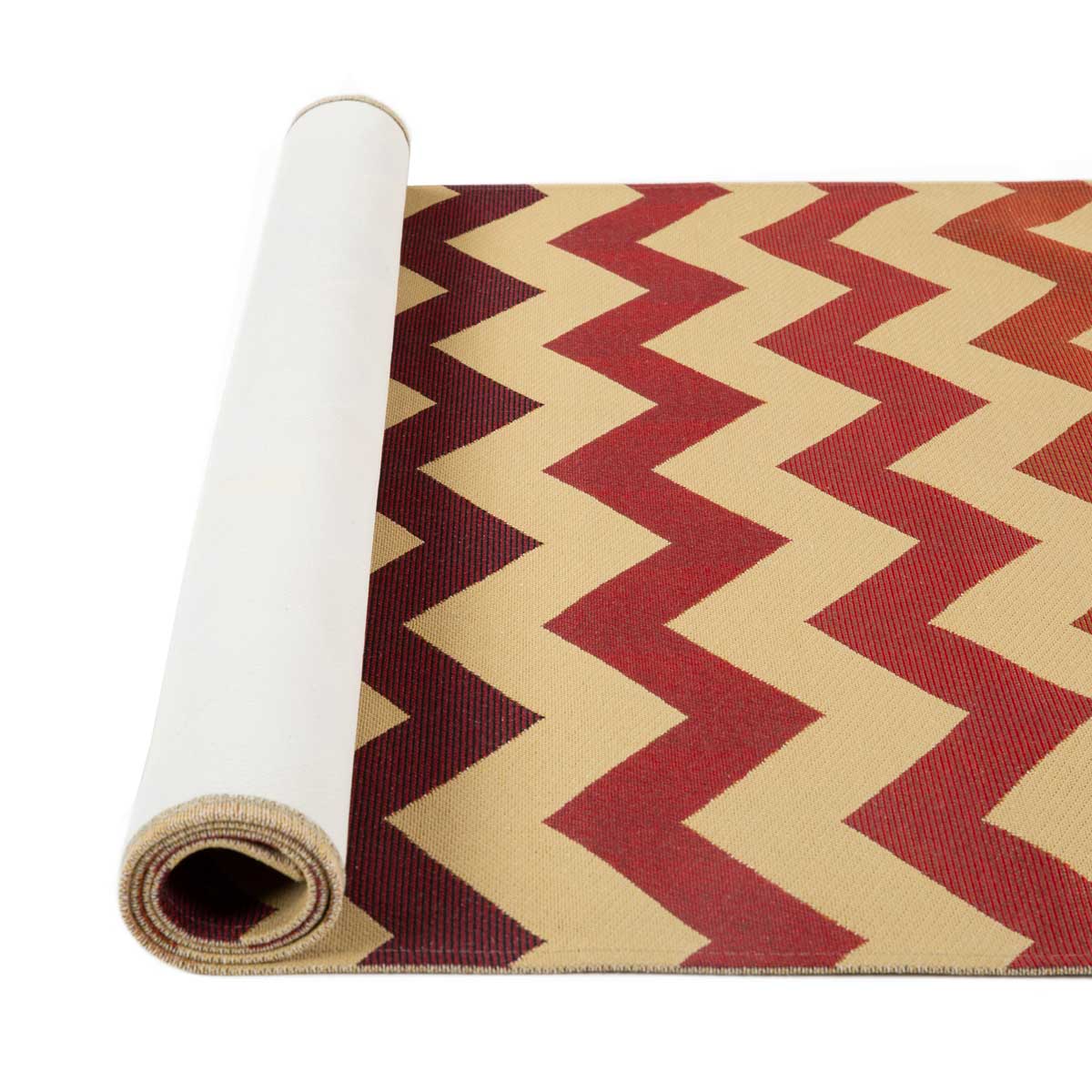 Alfombra Sunlight Rojo/Beige 70x120Cm 