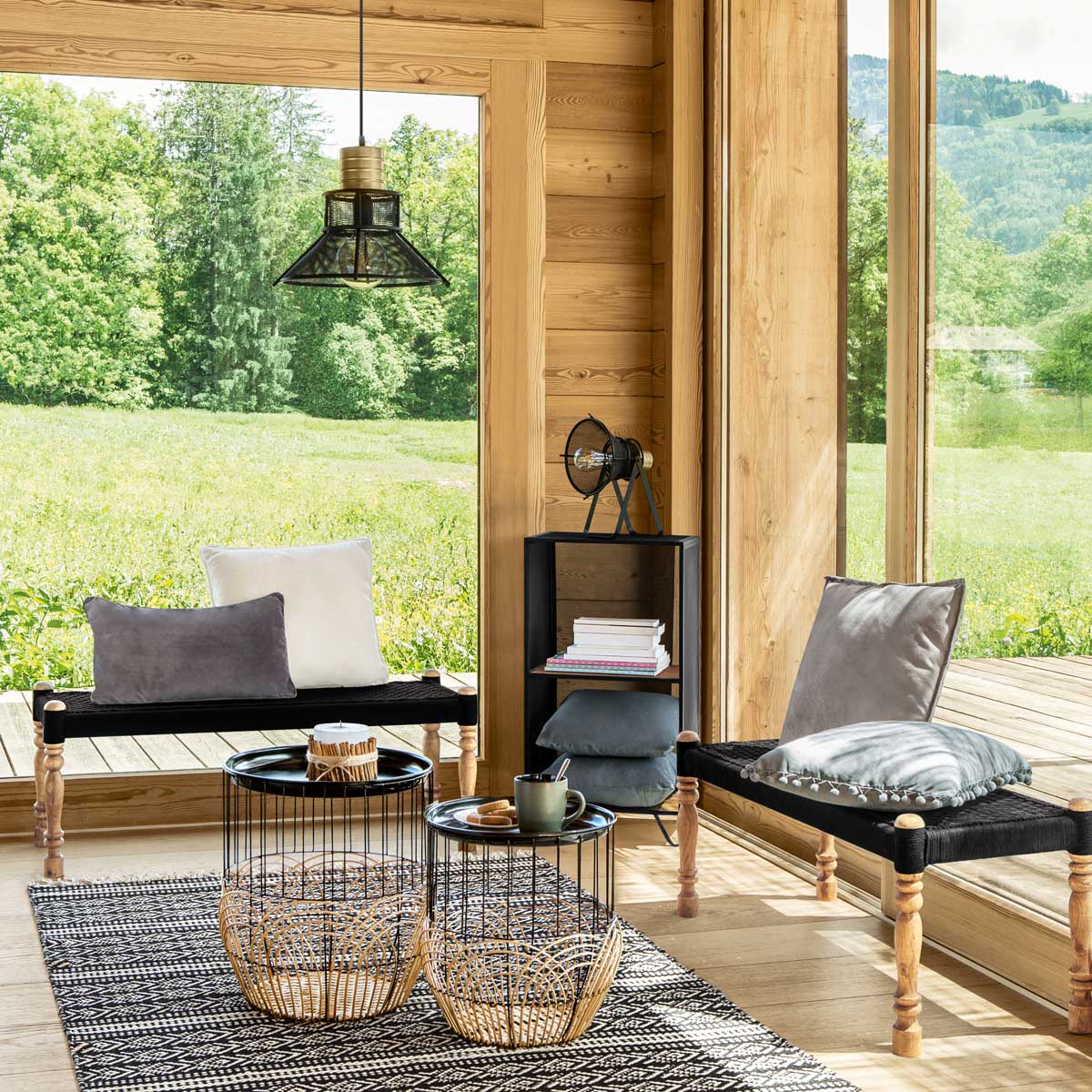 Cojín LILOU color crudo 45x45cm