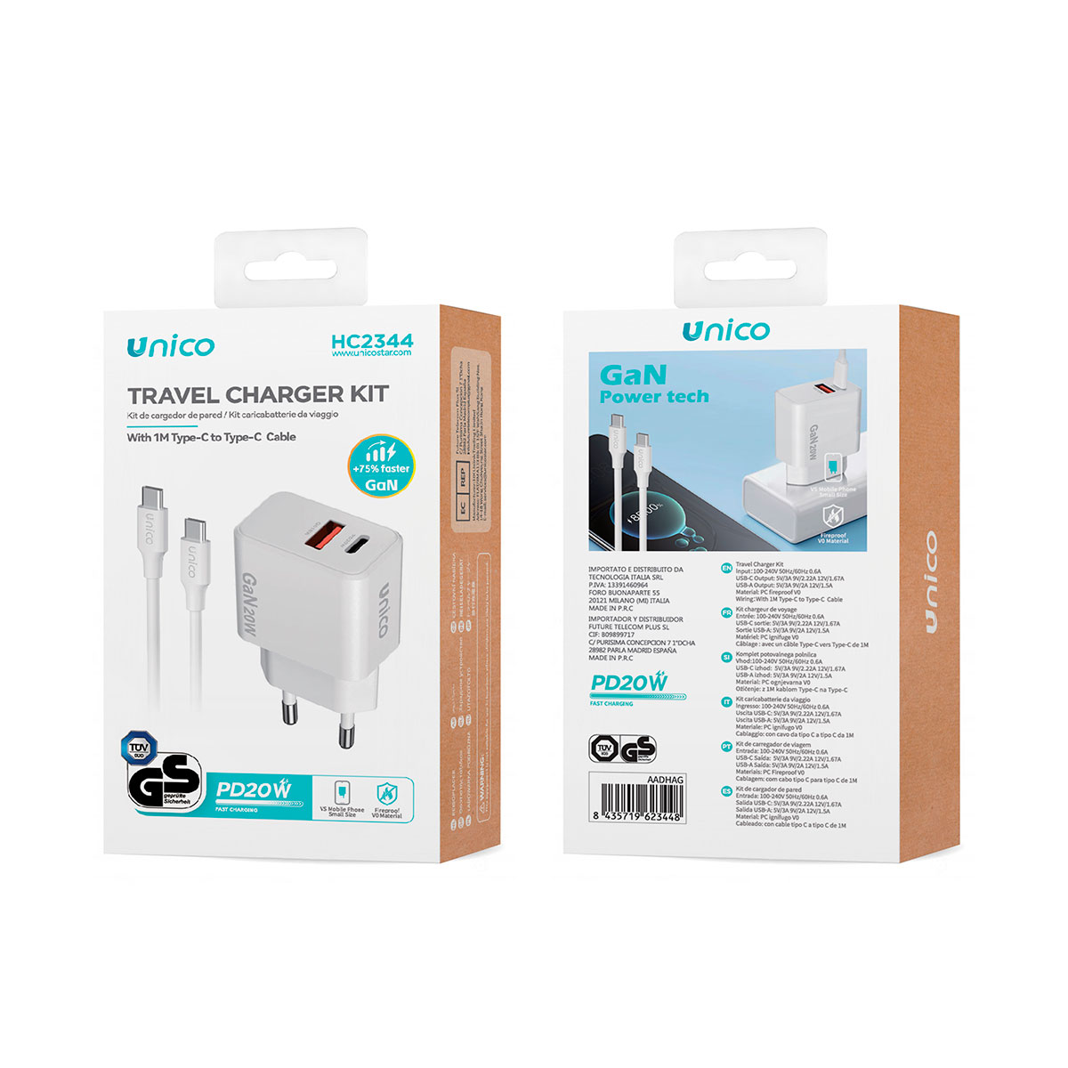 Cargador USB 18 W Blanco