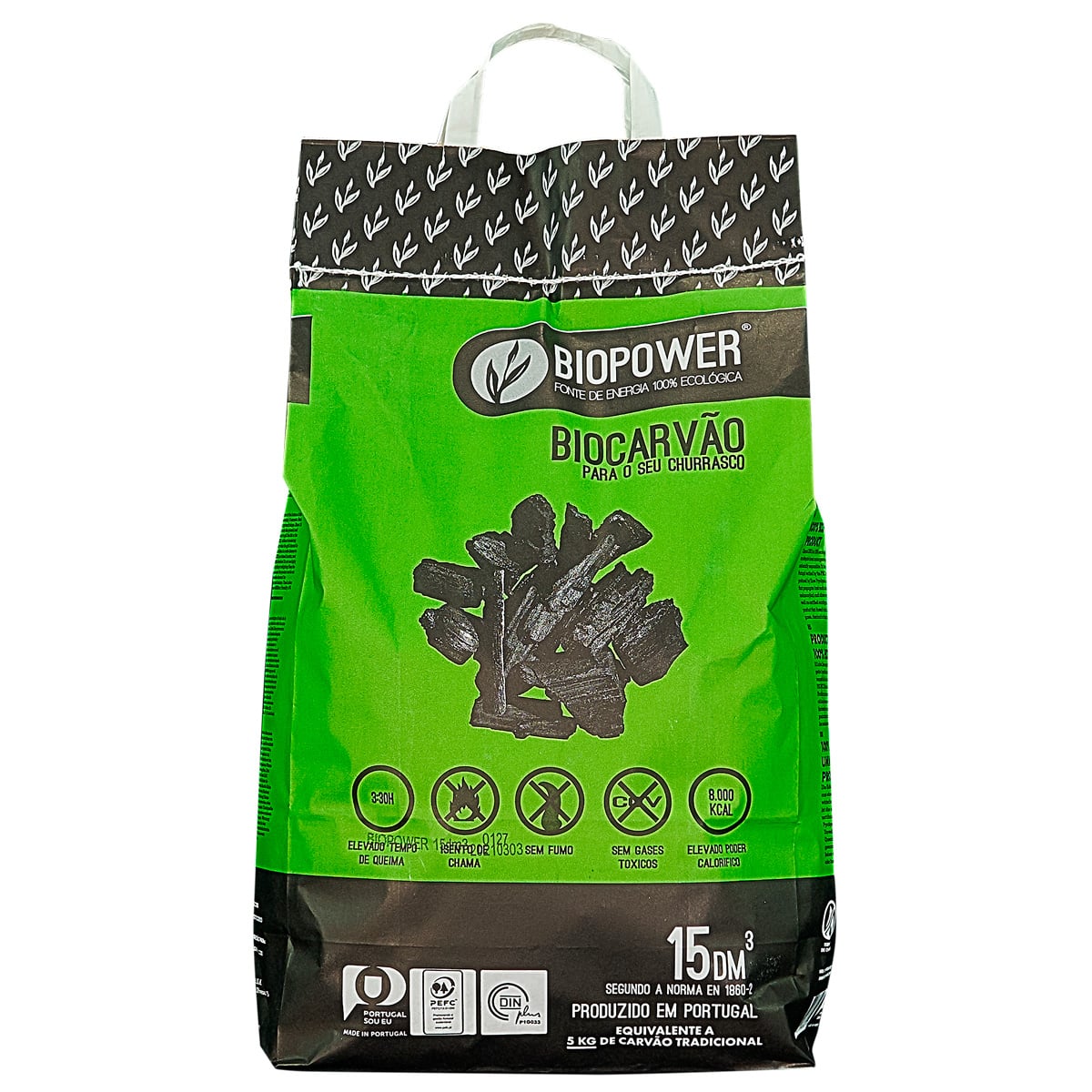 Bolsa De Carb&oacute;n Ecol&oacute;gico Biopower 15Dm3