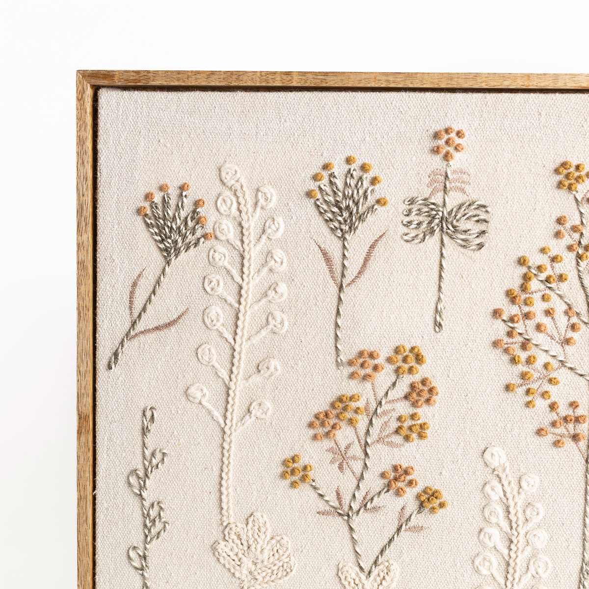 Cuadro decorativo con flores 50x50cm