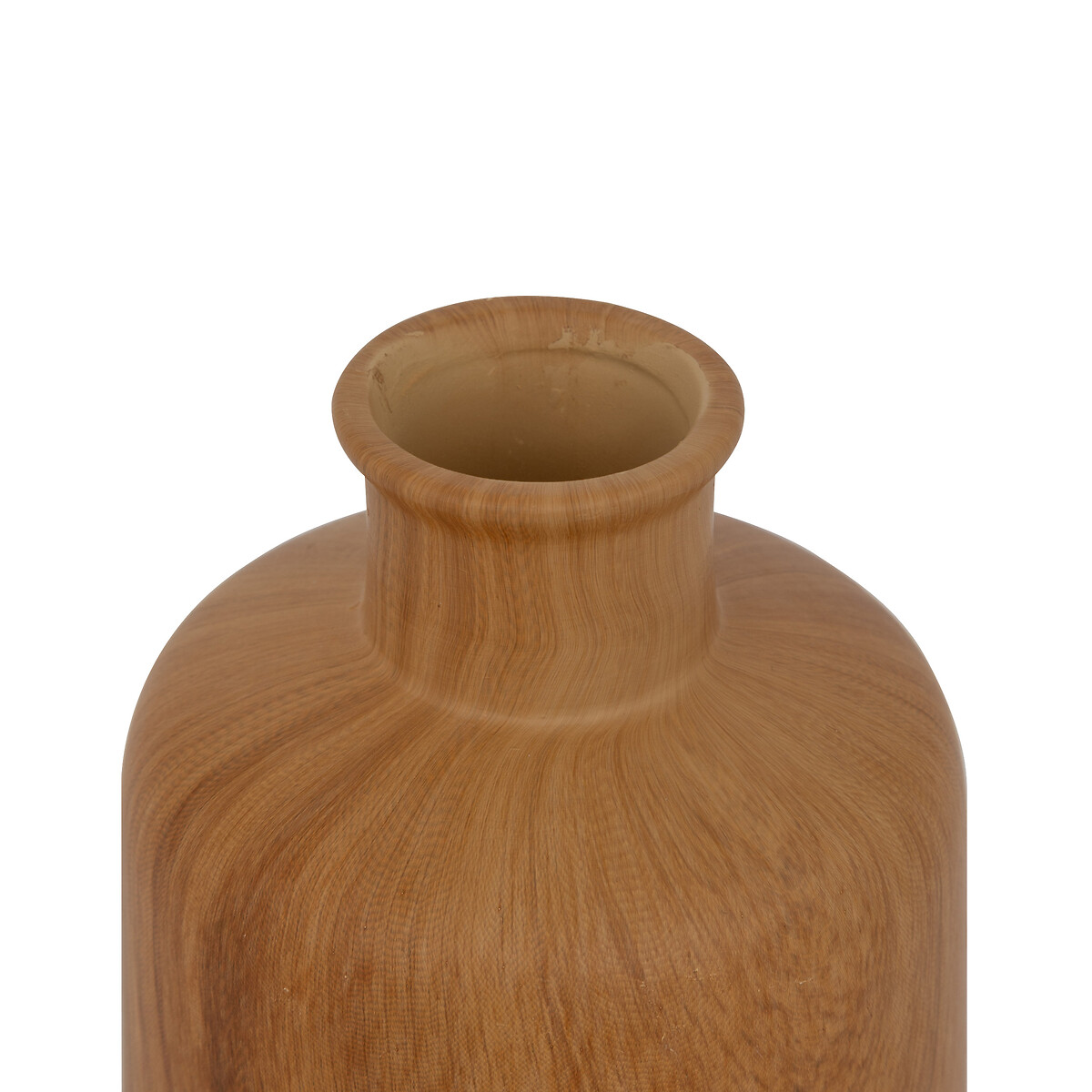 Jarr&oacute;n SOA de cer&aacute;mica efecto madera 17.5 cm