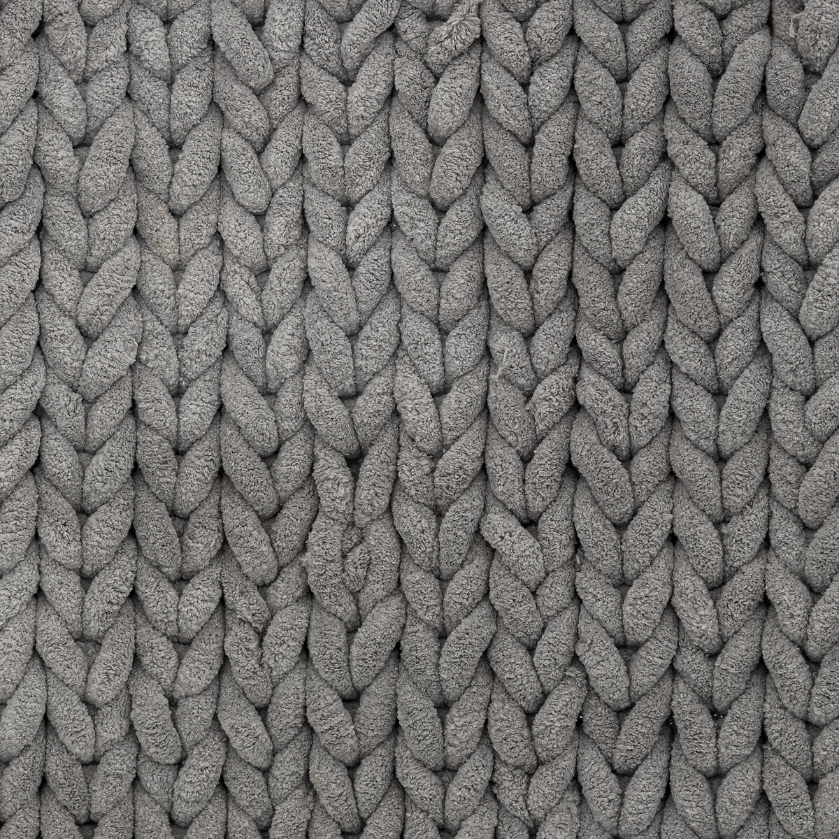 Alfombra De Baño Gruesa Gris 50x120Cm