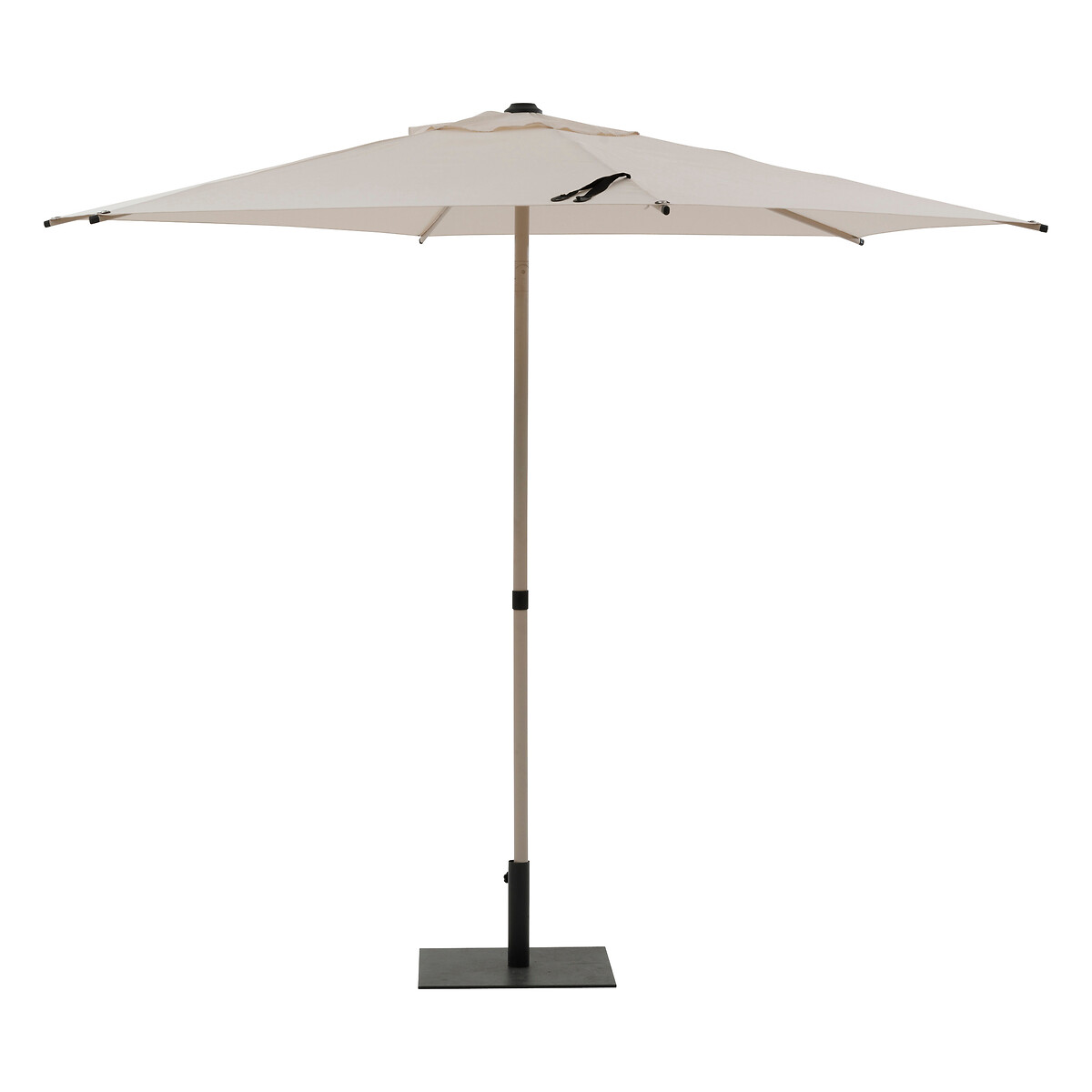 Parasol SOYA argile bl&eacute; 2.7m